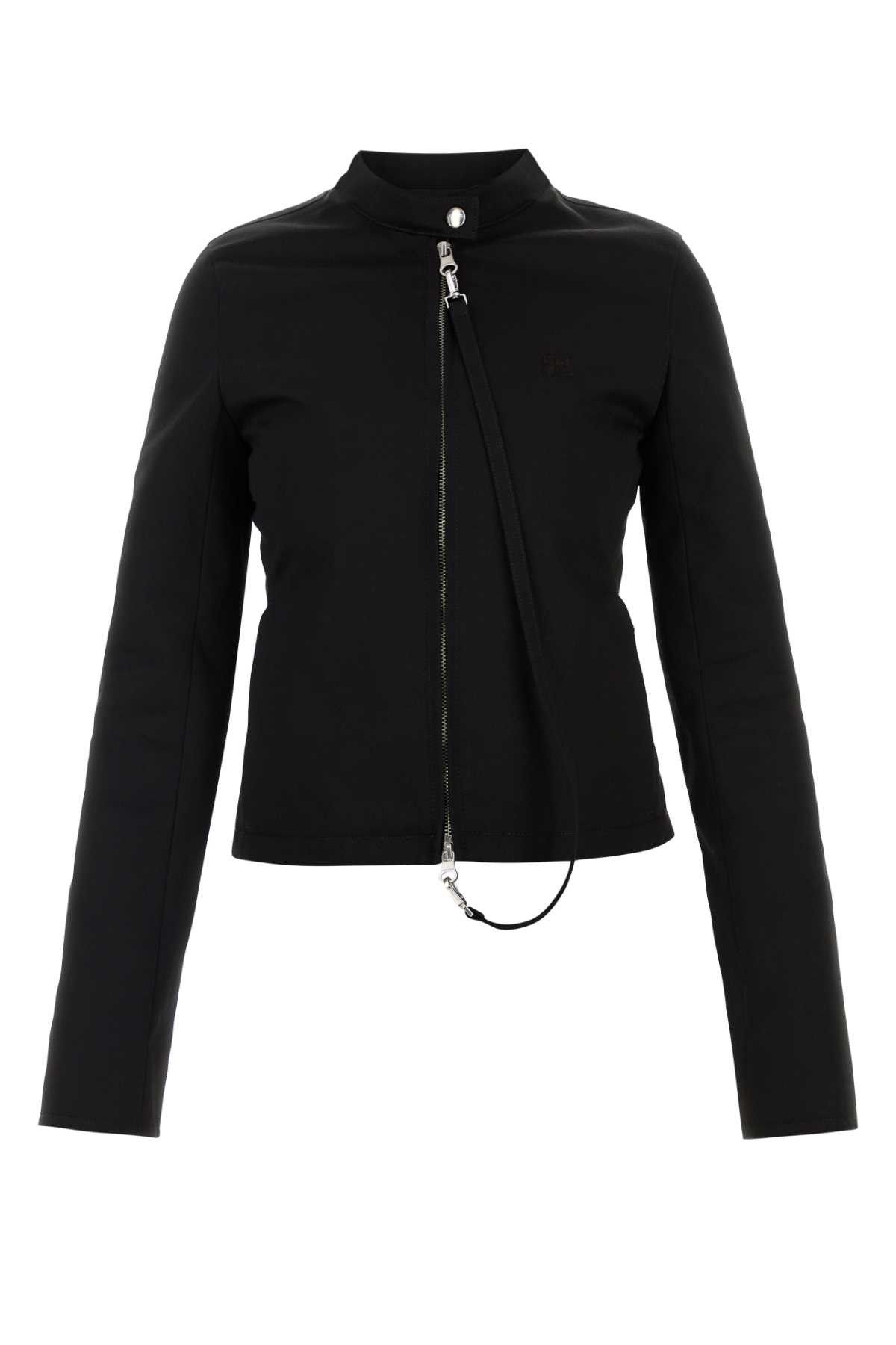 Courreges Black Canvas Jacket Size XXS / US 00 / IT 34 - 1 Thumbnail