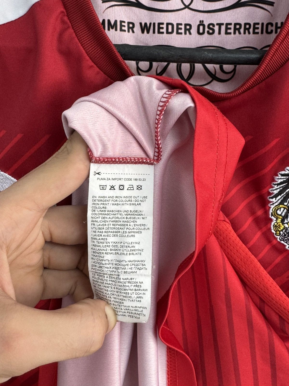 Puma Vintage Austria Team 2016/17 Home Jersey Football Puma Men S Size US S / EU 44-46 / 1 - 11 Thumbnail