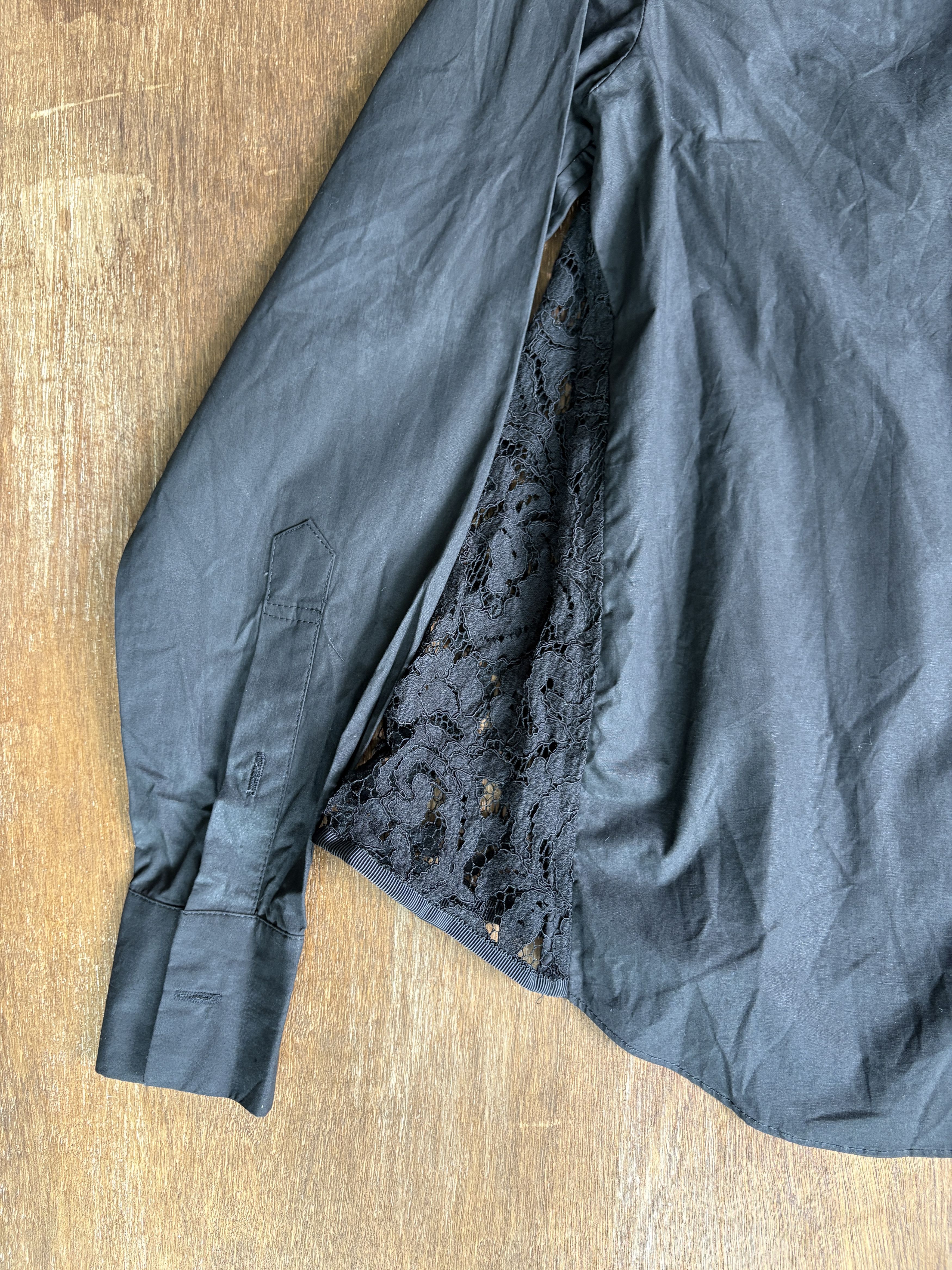 Sacai SACAI Flower Lace Shirt Made in Japan Size S / US 4 / IT 40 - 2 Thumbnail
