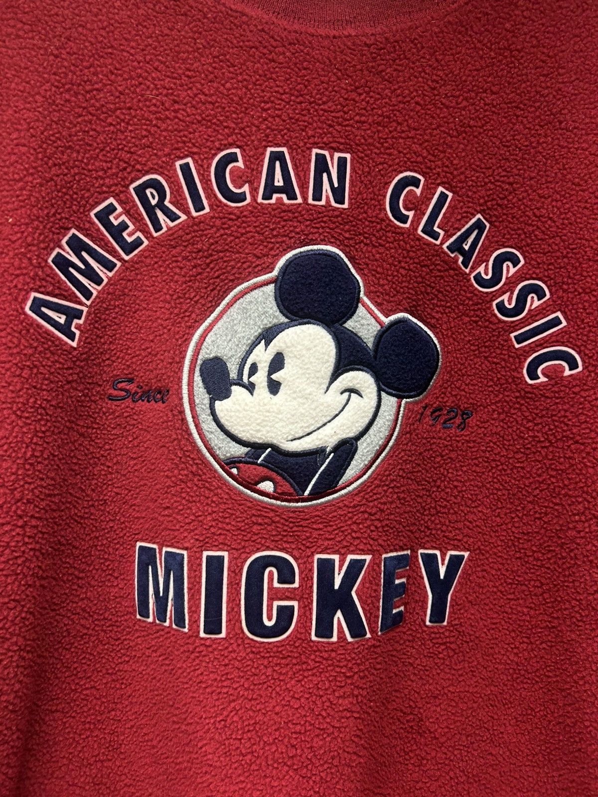 Mickey Mouse Vintage Disney Store American Classic Mickey Fleece Sweater Size US XXL / EU 58 / 5 - 2 Thumbnail