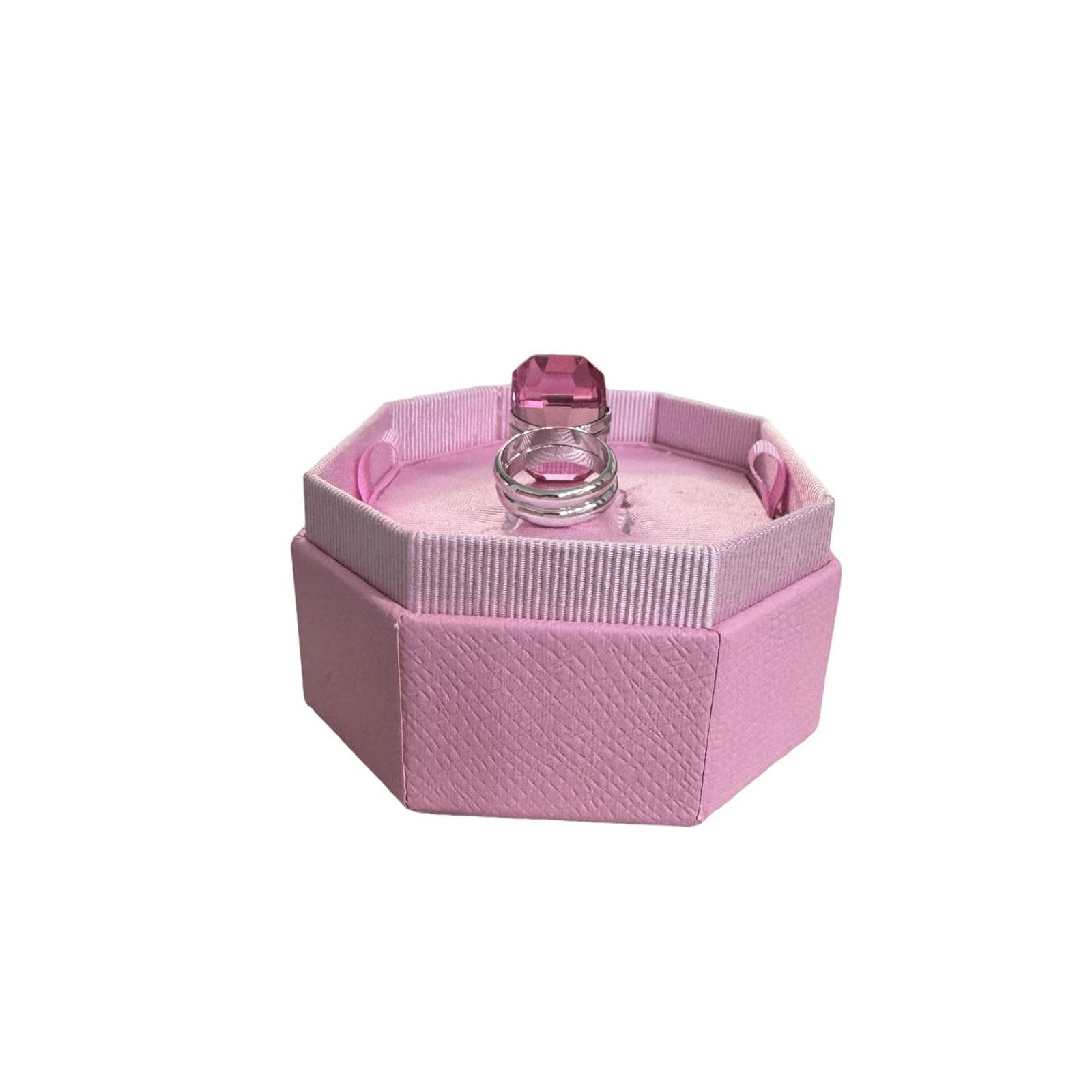 Swarovski Swarovski Lucent ring Magnetic closure, Pink, Size 55 / 7 Size ONE SIZE - 3 Thumbnail