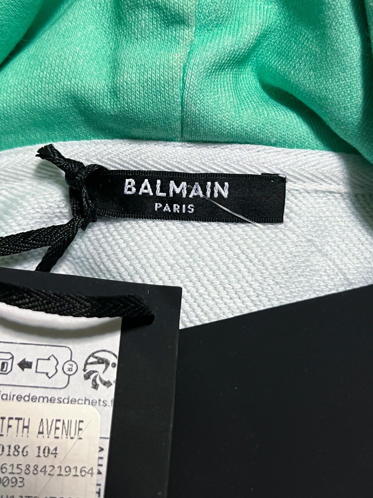 Balmain Balmain Desert Logo Printed Drawstring Hoodie size M Size US M / EU 48-50 / 2 - 16 Thumbnail