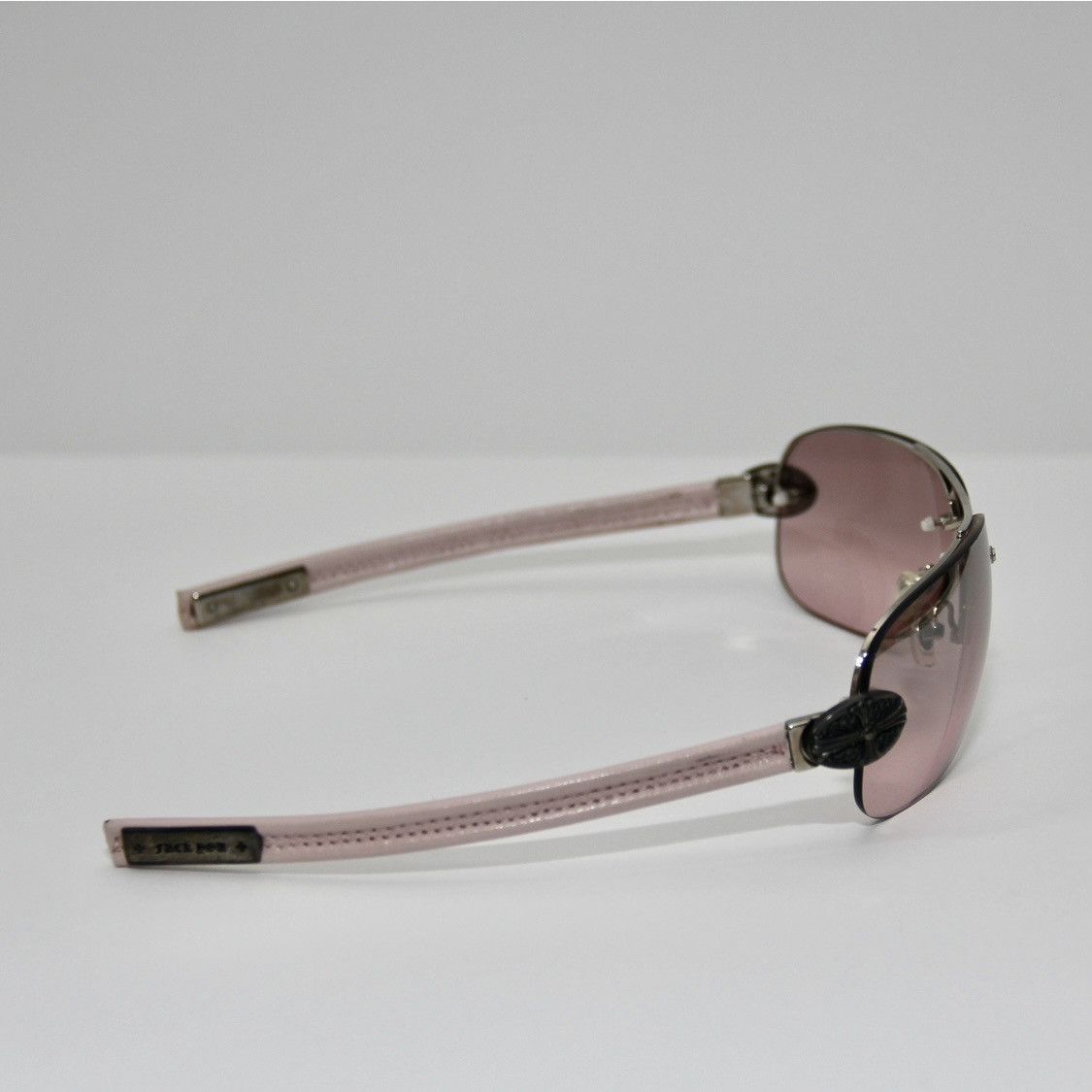 Chrome Hearts Chrome Hearts Pink Classic Oval Aviator Sunglasses Size ONE SIZE - 4 Thumbnail