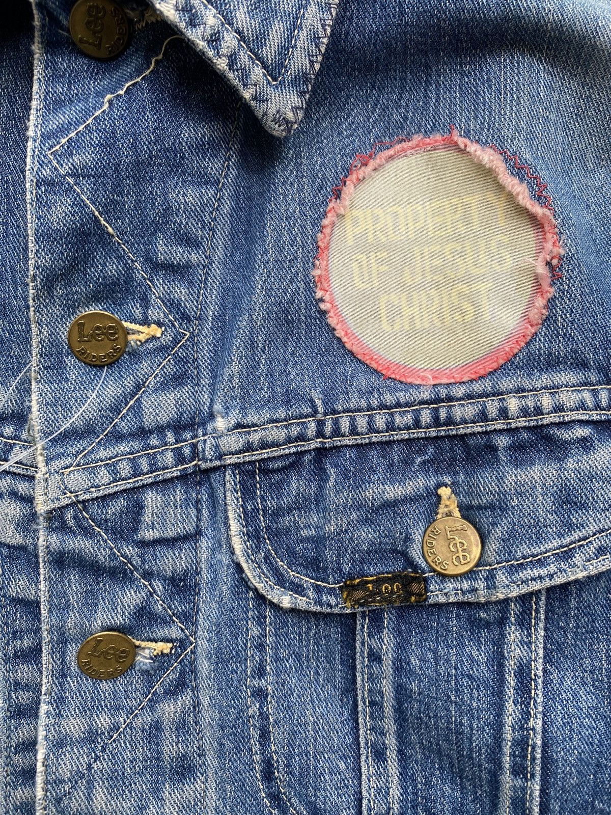 Lee RARE True Vintage 1950s Lee Rider 101J Denim Jacket Size US S / EU 44-46 / 1 - 5 Thumbnail