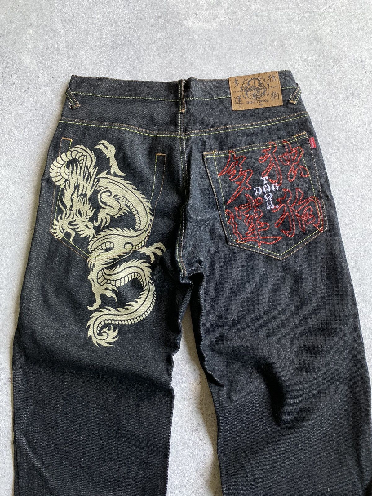Dogtown Vintage Dog Town Black Dragon Pants Size 32 Size US 32 / EU 48 - 3 Thumbnail