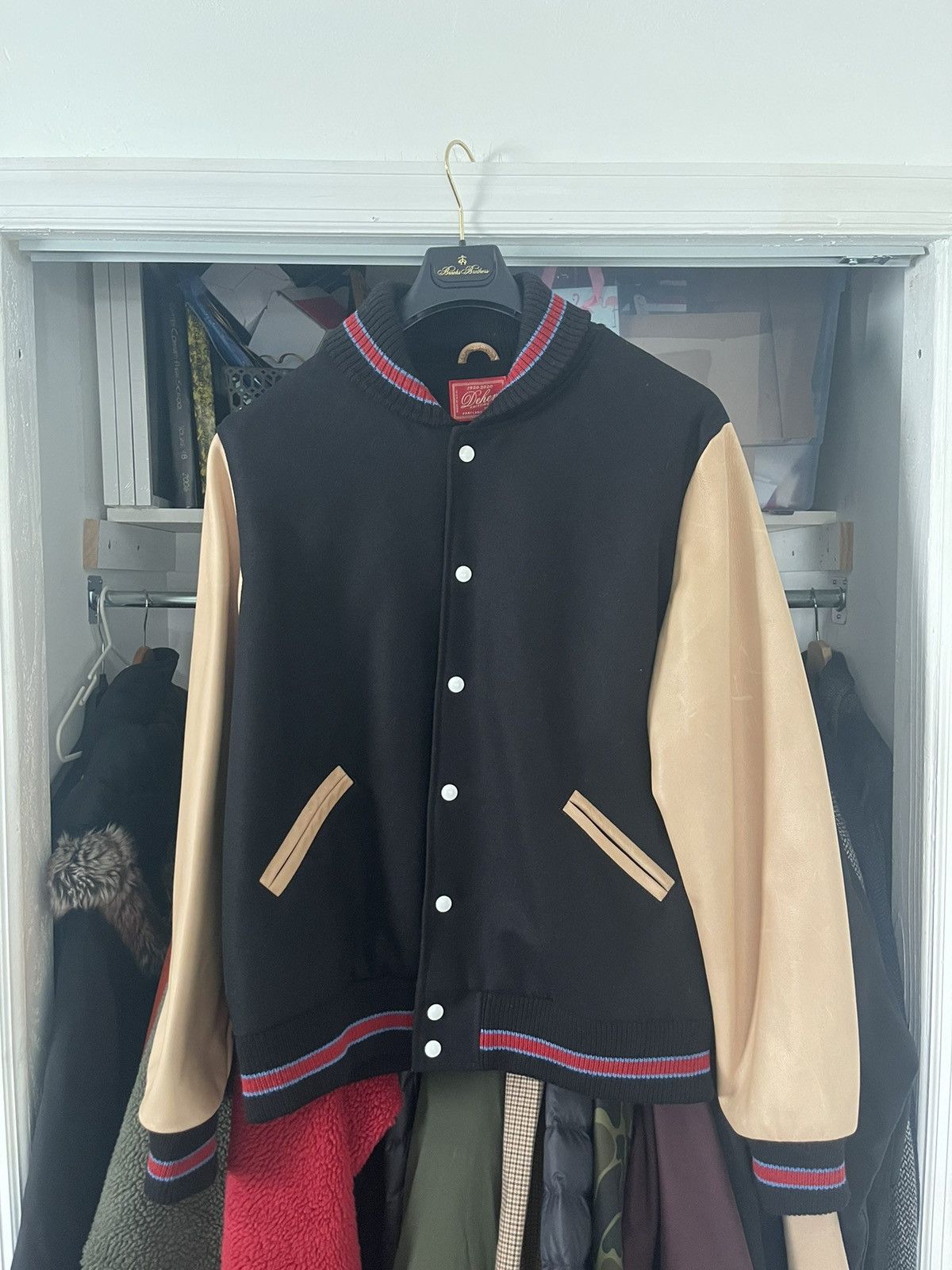 Dehen 1920 Dehan 1920 Varsity Jacket Size US XXL / EU 58 / 5 - 1 Thumbnail