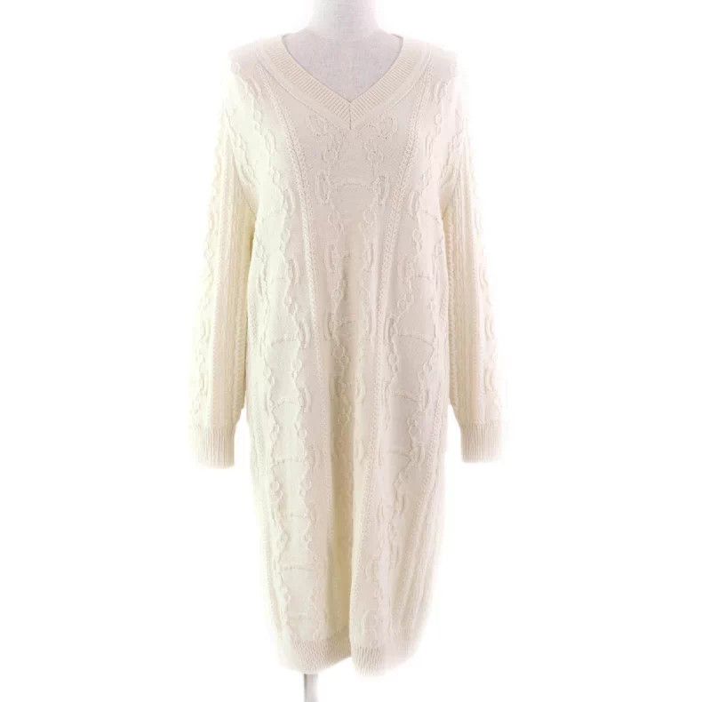 Hermes Hermes Cashmere Wool Dress Size US S / EU 44-46 / 1 - 1 Thumbnail
