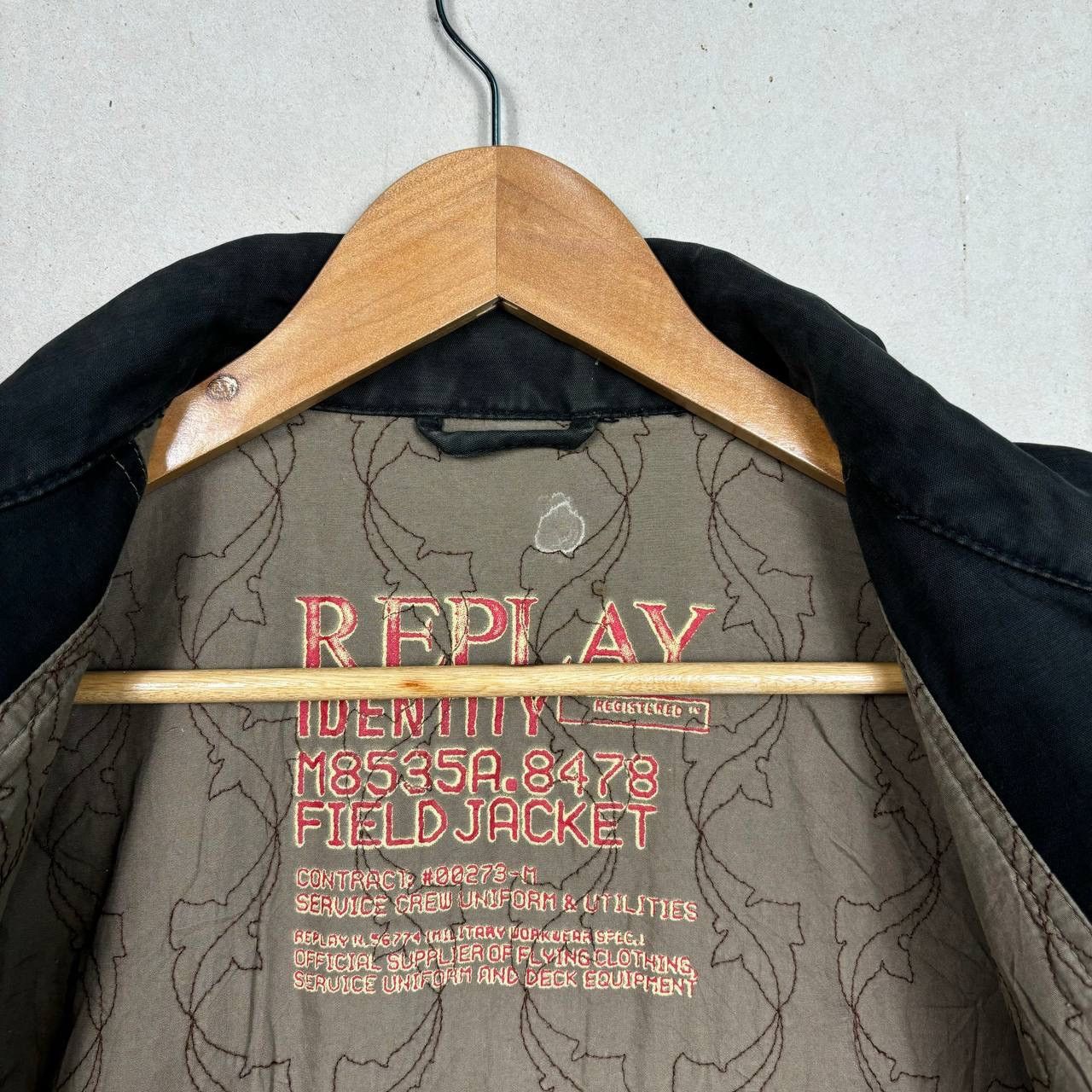Replay Vintage Replay Identity Field Jacket M65 Poseidon Large Size US L / EU 52-54 / 3 - 9 Thumbnail
