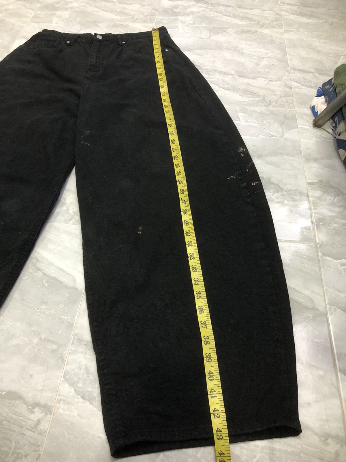Yohji Yamamoto 1ONE Balloon Jeans Seoul Archive Avant-Garde Denim Size US 30 / EU 46 - 15 Thumbnail