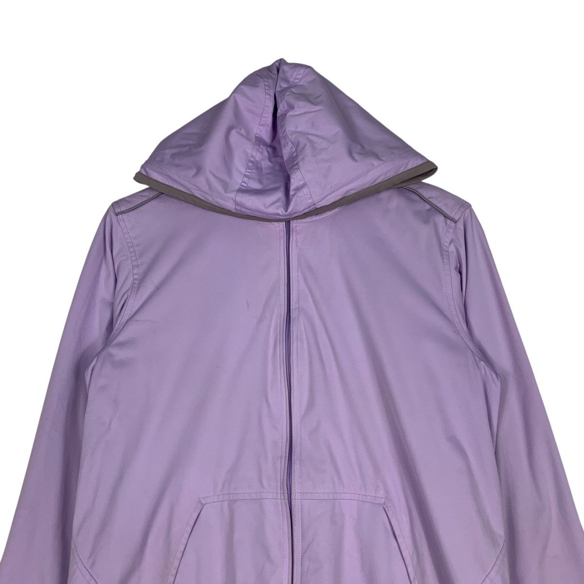 Uniqlo UNIQLO Hoodie Light Jacket in Light Purple Plain #1213-C55 Size M / US 6-8 / IT 42-44 - 2 Thumbnail