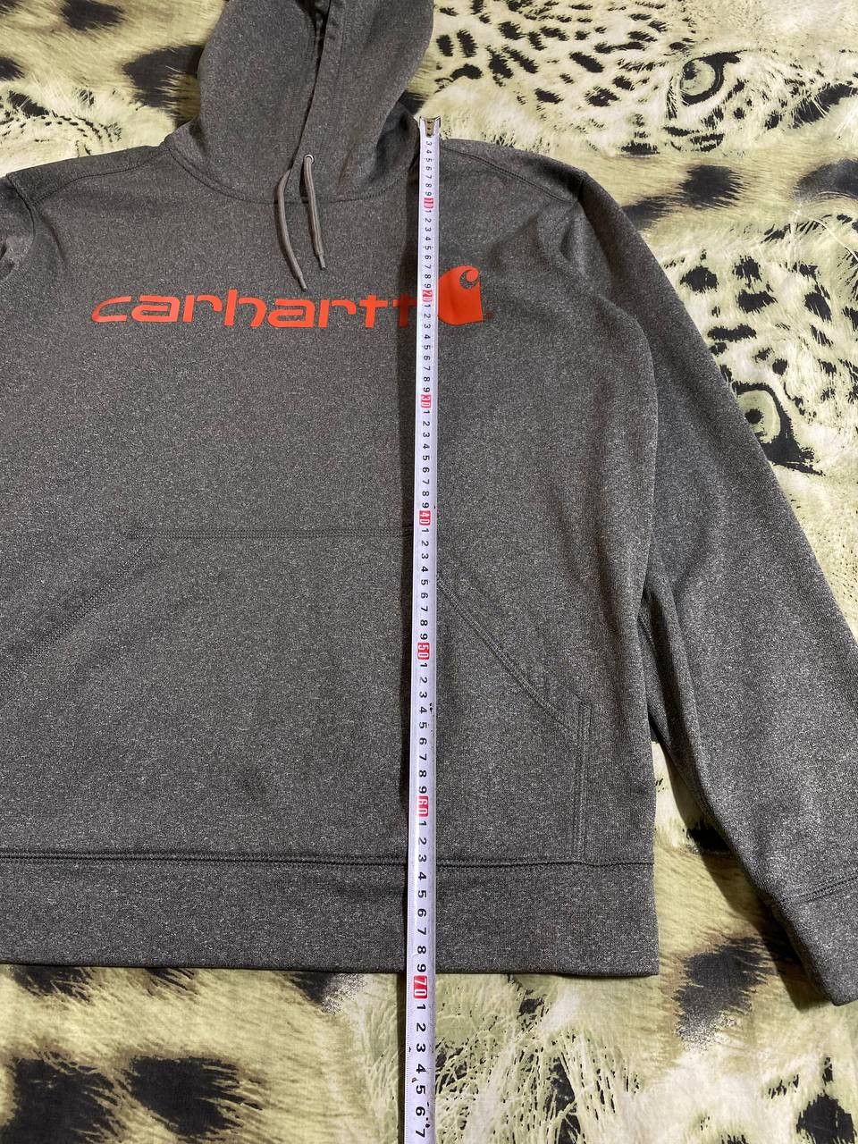 Carhartt × Vintage Crazy Rare Vintage Carhartt Gray Hooded Jacket Size Large Size US L / EU 52-54 / 3 - 8 Thumbnail
