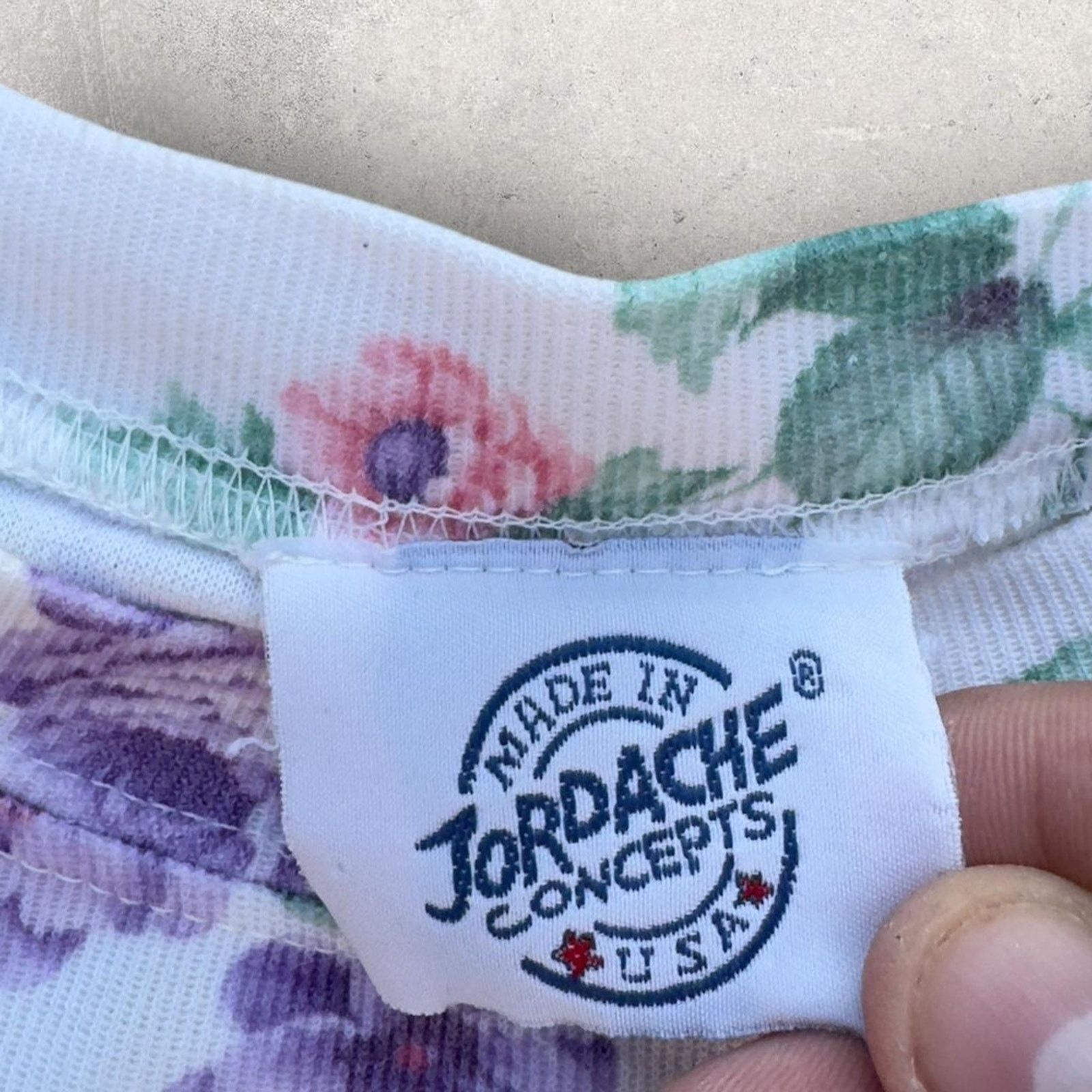 Jordache Vintage 90’s Jordache AOP Floral Print Shirt 💐 Size M / US 6-8 / IT 42-44 - 4 Thumbnail