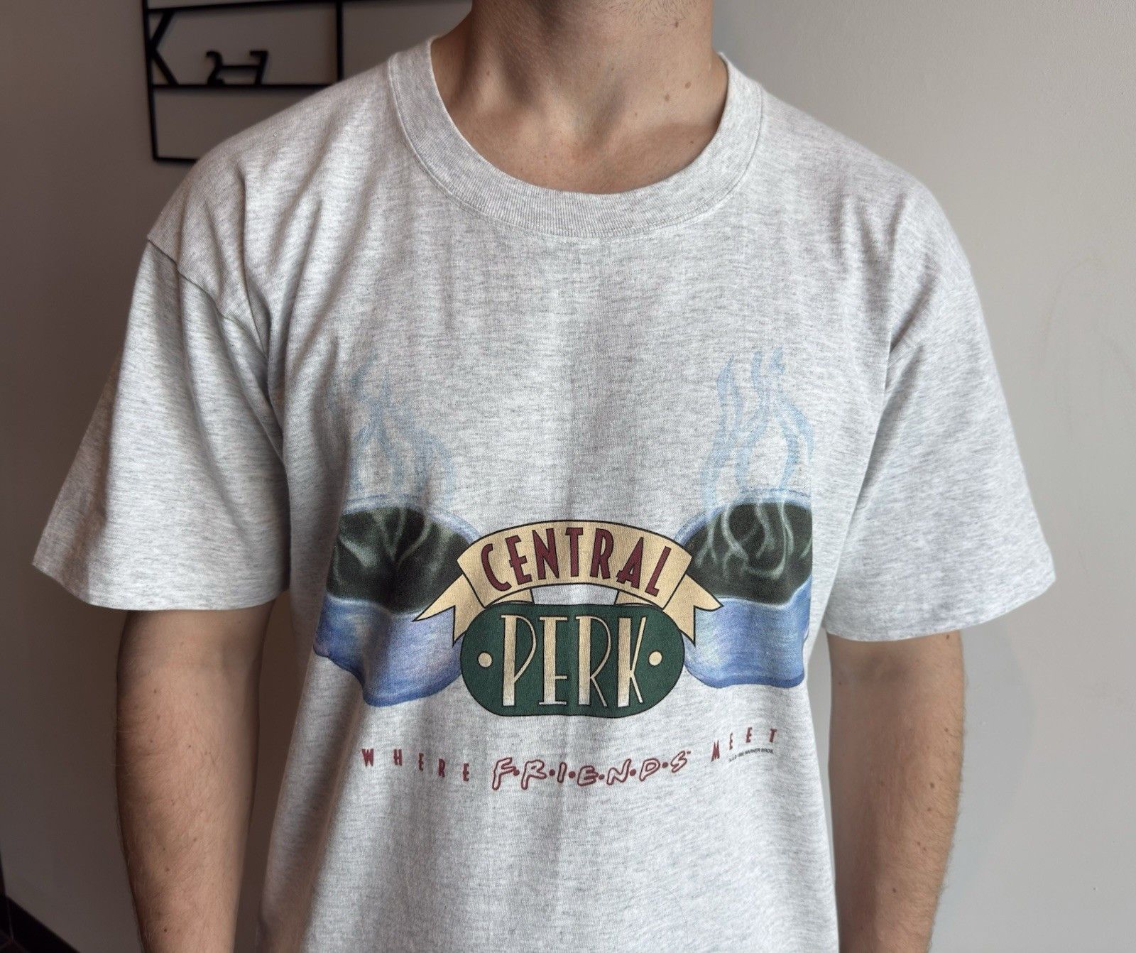 Warner Bros Vintage 1995 Friends TV Show Central Perk Shirt Friends USA Size US L / EU 52-54 / 3 - 2 Thumbnail