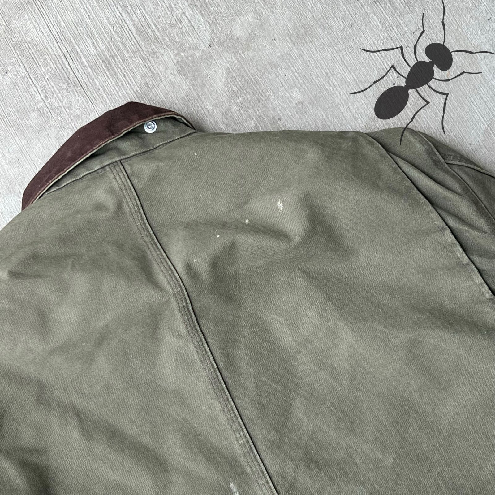 Carhartt × Vintage Carhartt C61 ARG green chore work wear jacket Size US L / EU 52-54 / 3 - 10 Thumbnail