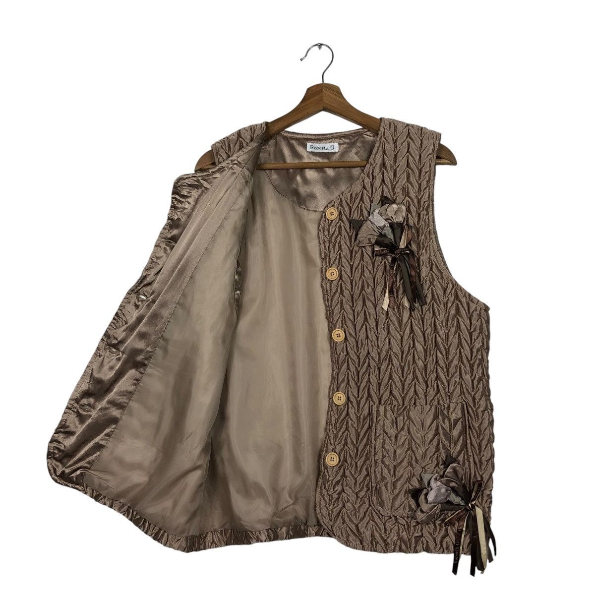 Vintage 🔥VINTAGE QUILTED VEST WORKER DESIGNER ROBERTA G. Size US M / EU 48-50 / 2 - 13 Thumbnail