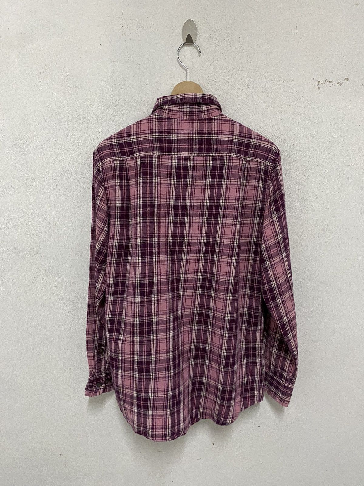 Japanese Brand × Uniqlo Japanese Brand Plaid Tartan Flannel Shirt Size US M / EU 48-50 / 2 - 7 Thumbnail