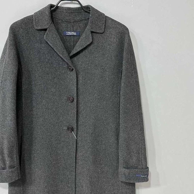 Max Mara Max Mara Dark grey wool coat Size M / US 6-8 / IT 42-44 - 2 Thumbnail