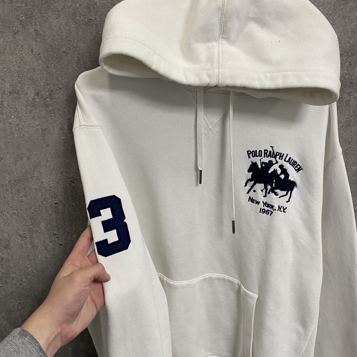 Polo Ralph Lauren Polo Ralph Lauren New York Hoodie #3 Big Pony PRL Y2K Rare Size US XL / EU 56 / 4 - 5 Thumbnail