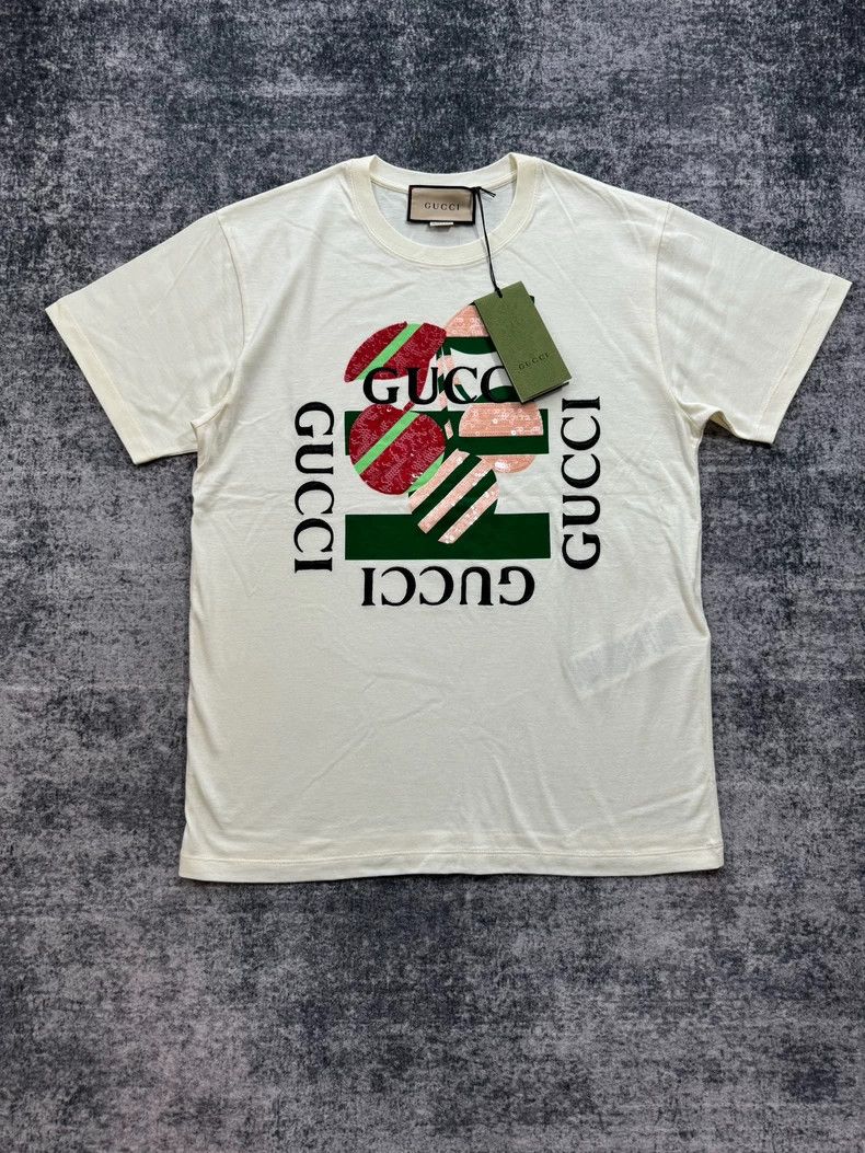 Gucci Gucci Cherry sequins embroidery short sleeves 2501-Nextarro Size US XXS / EU 40 - 1 Thumbnail