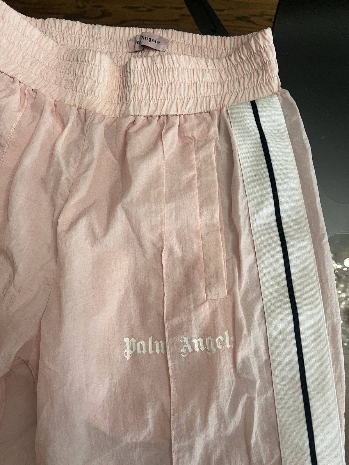 Palm Angels Palm Angels Loose Fit Track Pants Baby Pink Size 27" / US 4 / IT 40 - 2 Thumbnail