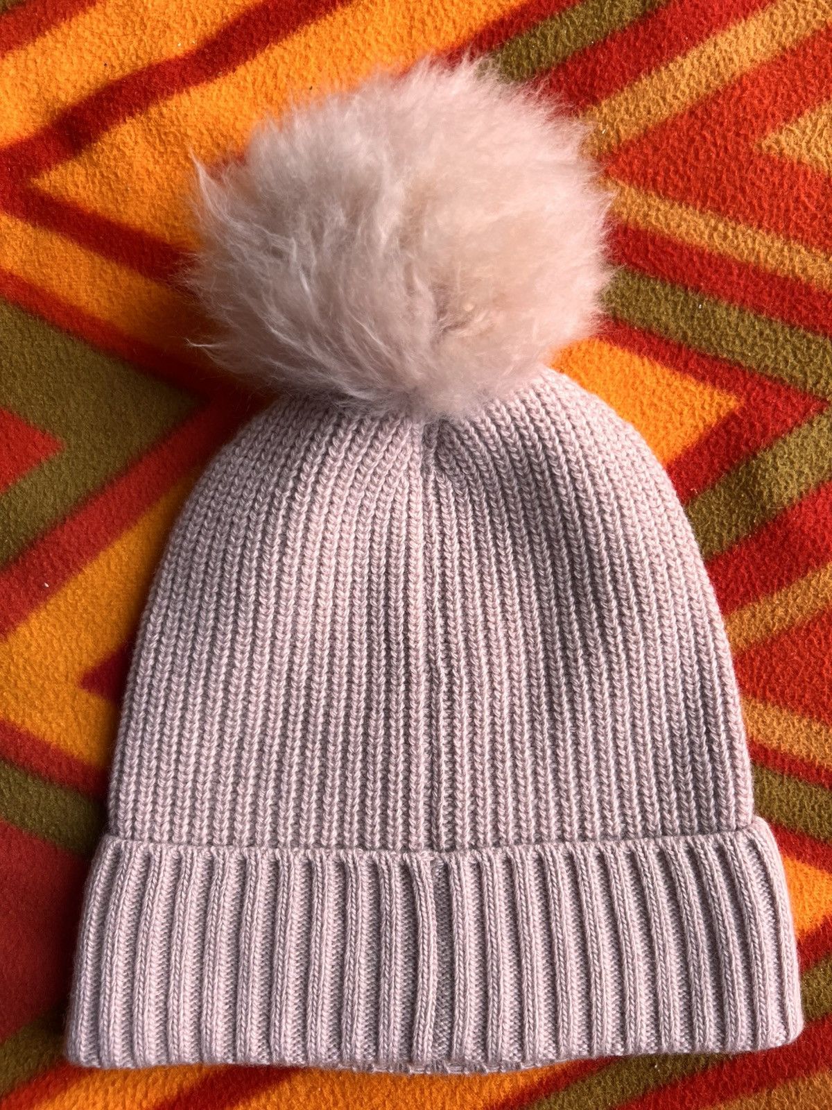 Moncler Moncler Berrett Tricot Mohair Pom Pom Beanie Pink braid wool Size ONE SIZE - 15 Thumbnail