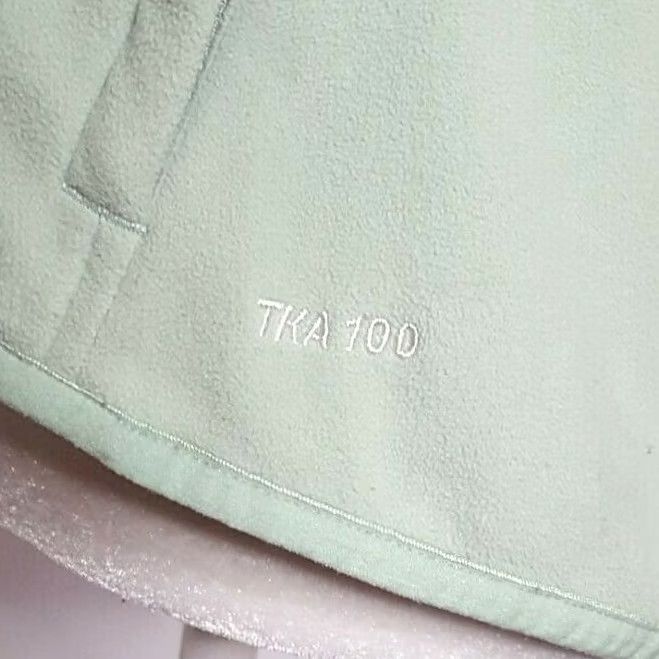 The North Face The North Face TKA 100 Vest Fleece Medium Green Solid Full Zip Womens Vest Size M / US 6-8 / IT 42-44 - 6 Thumbnail