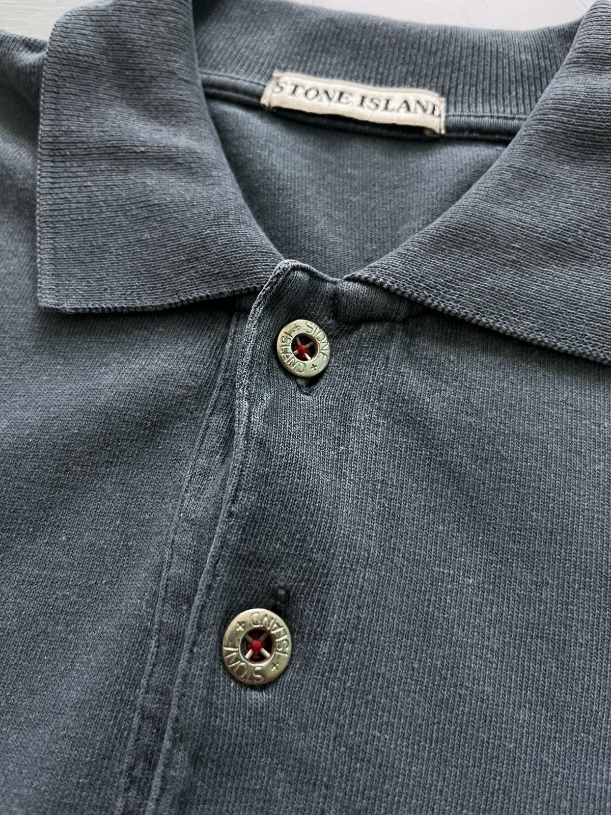 Stone Island Stone Island Marina 80s Archival Vintage Polo T-Shirt Blue Size US M / EU 48-50 / 2 - 6 Thumbnail
