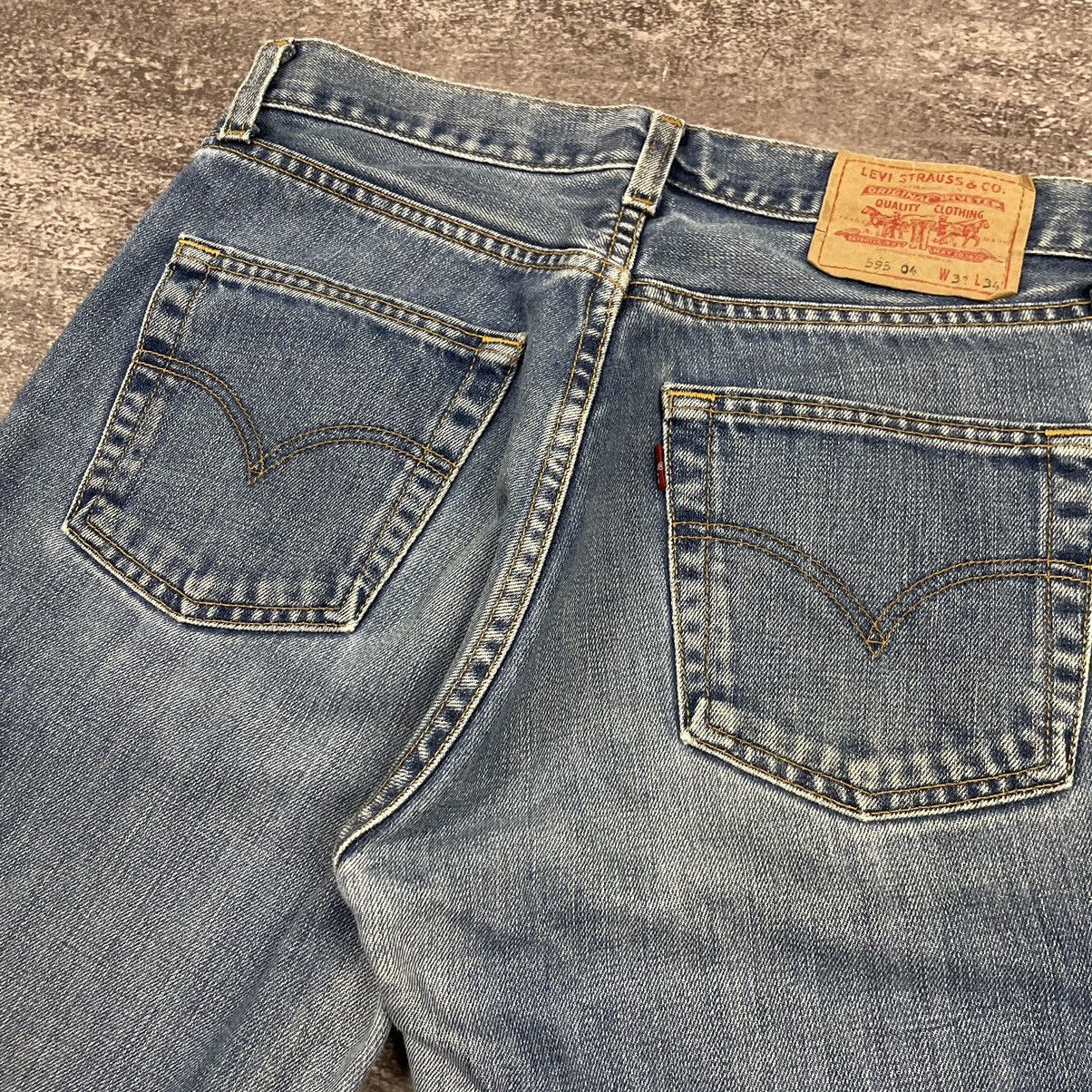 Levi's Vintage 90’s Levi’s 595 04 Denim Jeans Size US 31 - 20 Thumbnail