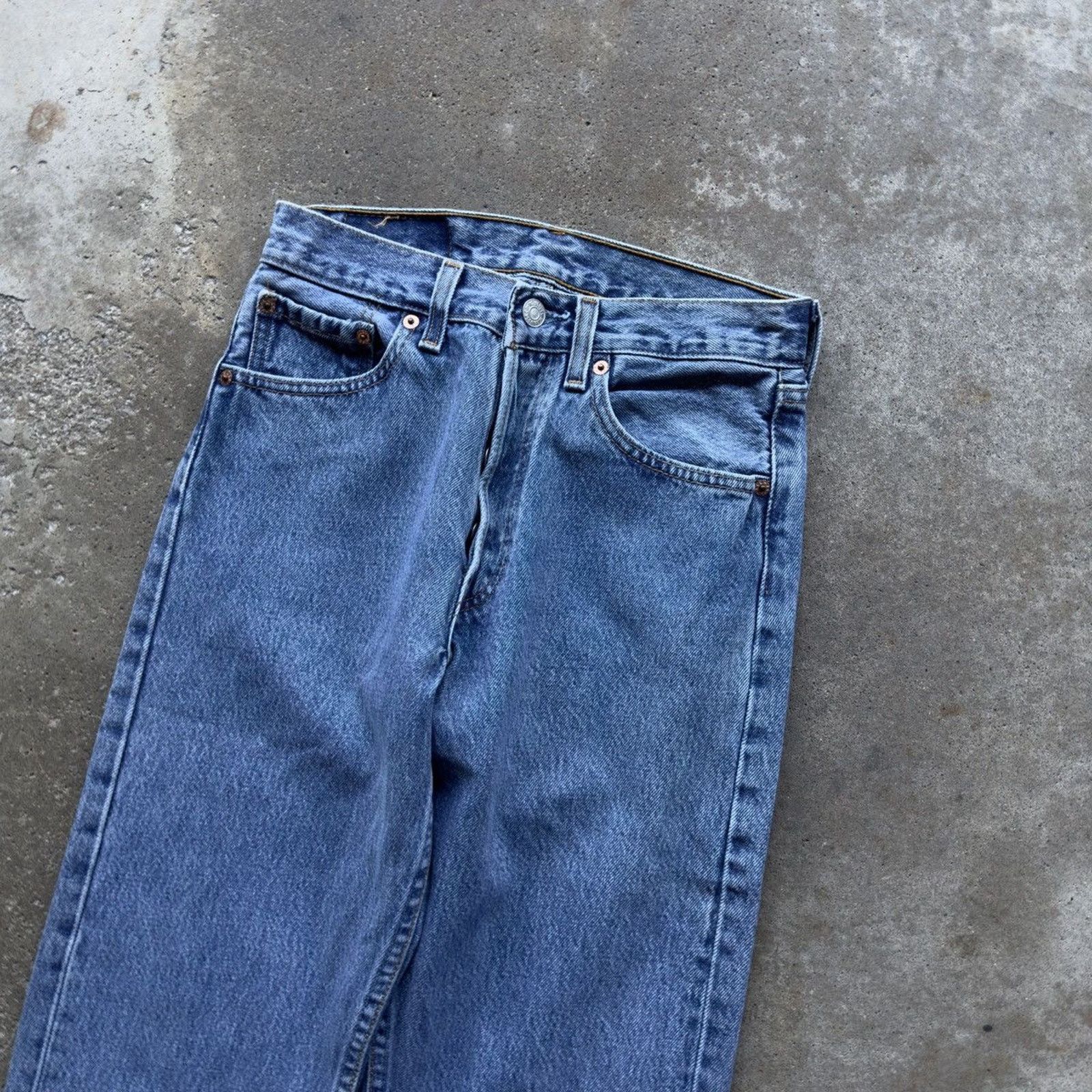 Vintage 90s Women’s Levi’s 501 Jeans Made in USA ERD Grunge Size 27" / US 4 / IT 40 - 5 Thumbnail