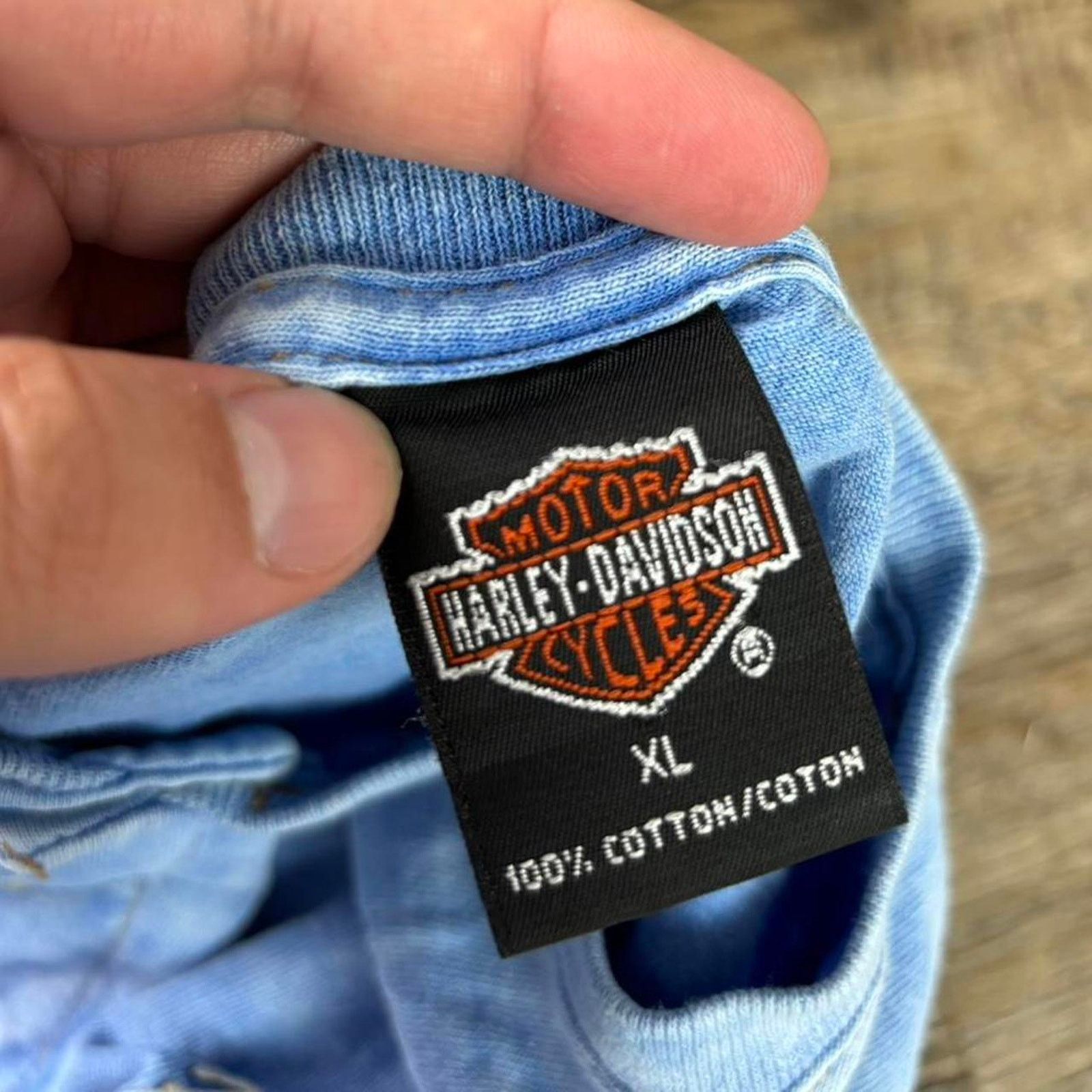 Harley Davidson × Vintage 90s Harley Davidson T-shirt Size US XL / EU 56 / 4 - 6 Thumbnail