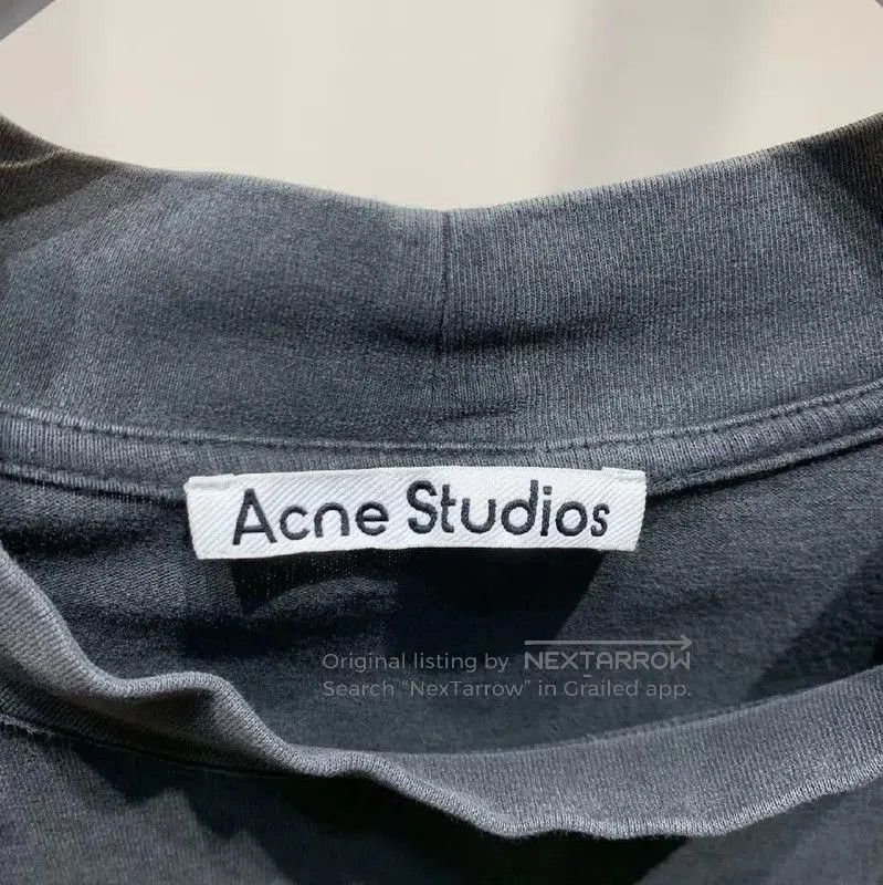 Acne Studios Acne Studios Gray Cotton Men's Sweatshirt. Size US L / EU 52-54 / 3 - 7 Thumbnail