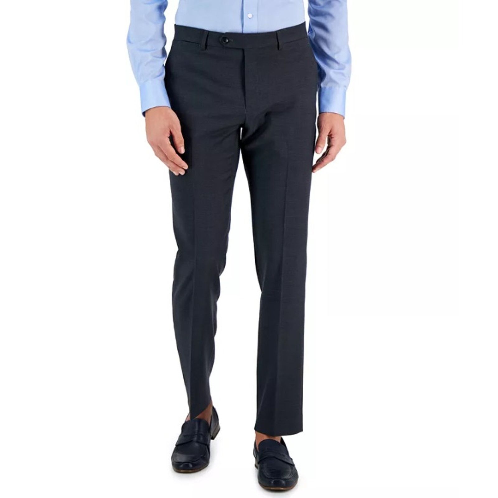 Tommy Hilfiger Tommy Hilfiger Men's Charcoal Wool Suit Pants Size 33x30 Size US 33 - 1 Thumbnail