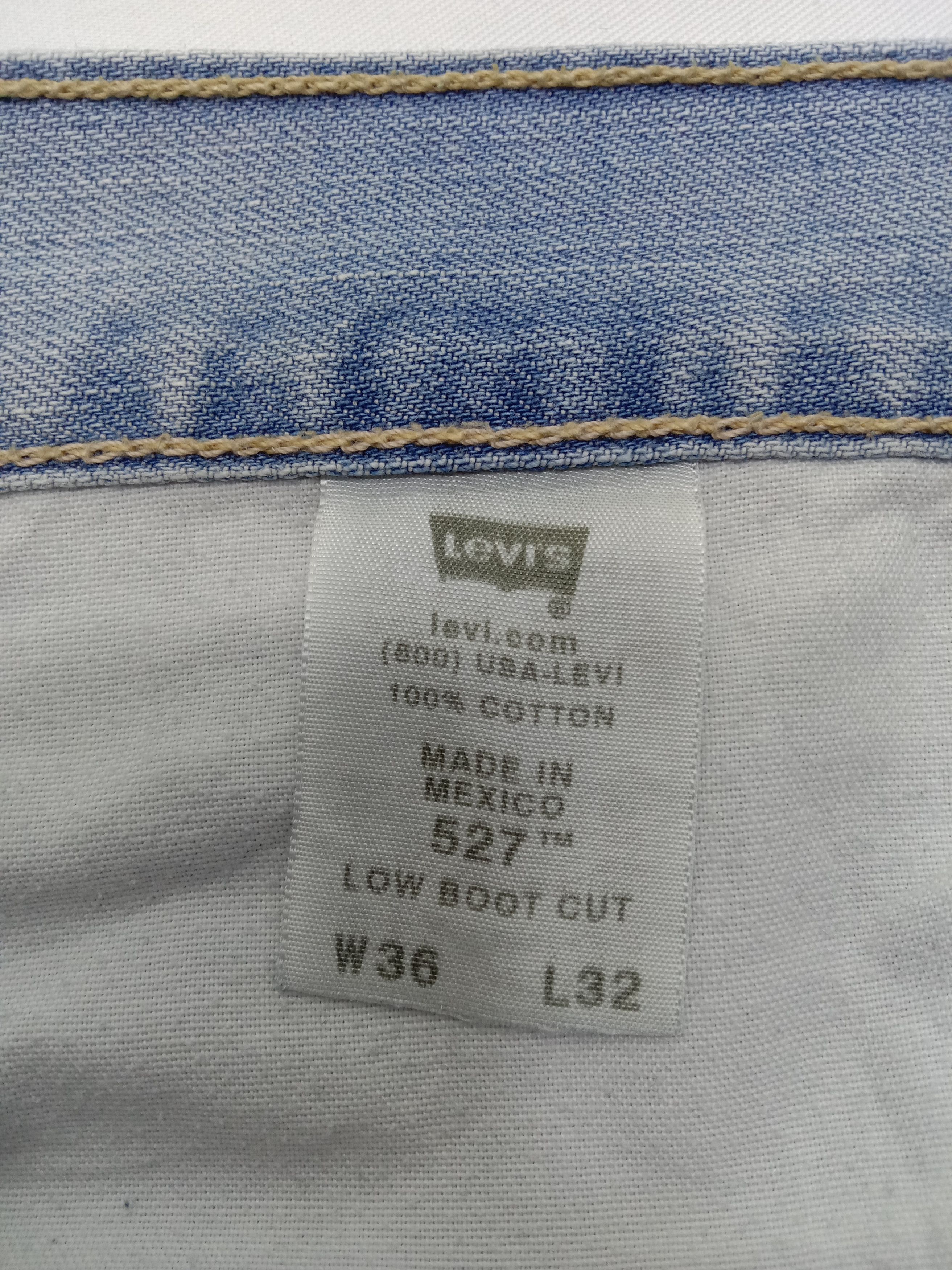 Levi's Vintage Levi's 527 Flare Jeans Light Wash Denim Size US 36 / EU 52 - 13 Thumbnail