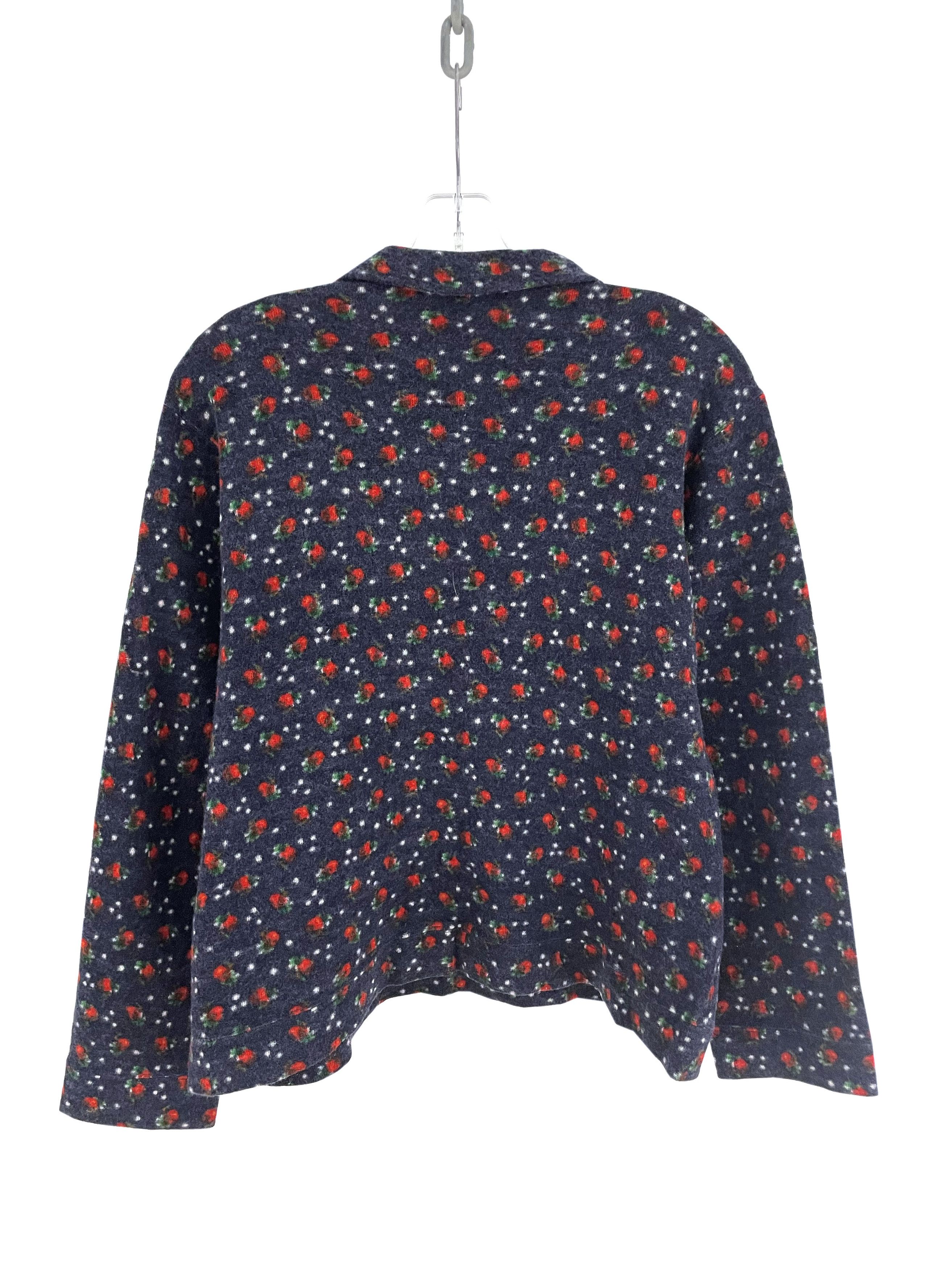 Junya Watanabe 2002 Floral Wool Buttonup Size US S / EU 44-46 / 1 - 6 Thumbnail