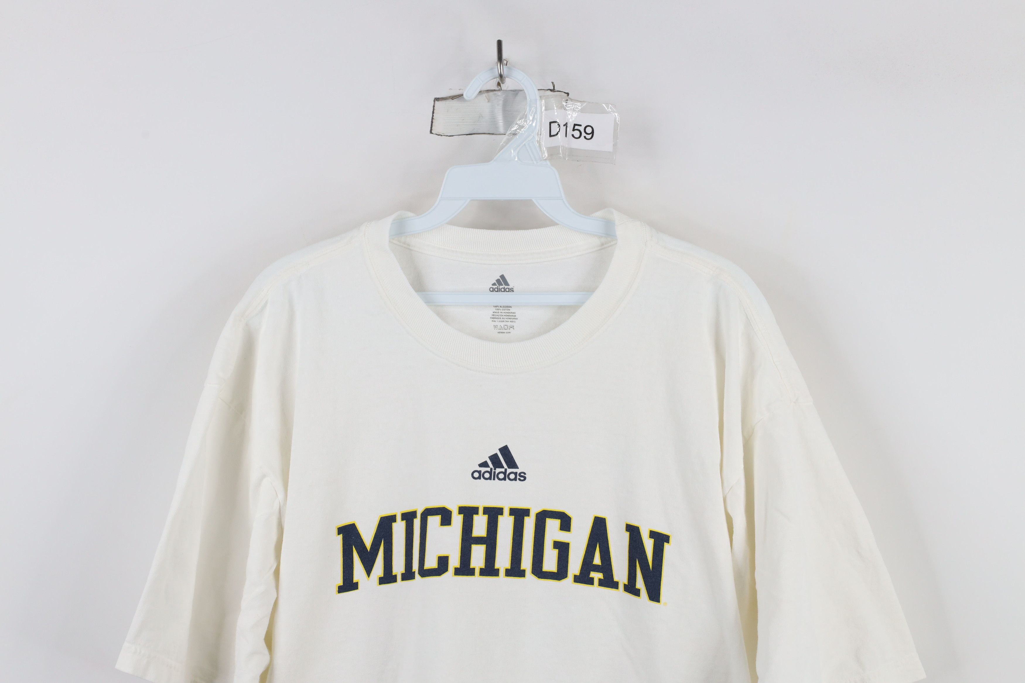 Adidas × Vintage Vintage Adidas University of Michigan Short Sleeve T-Shirt Size US XL / EU 56 / 4 - 2 Thumbnail