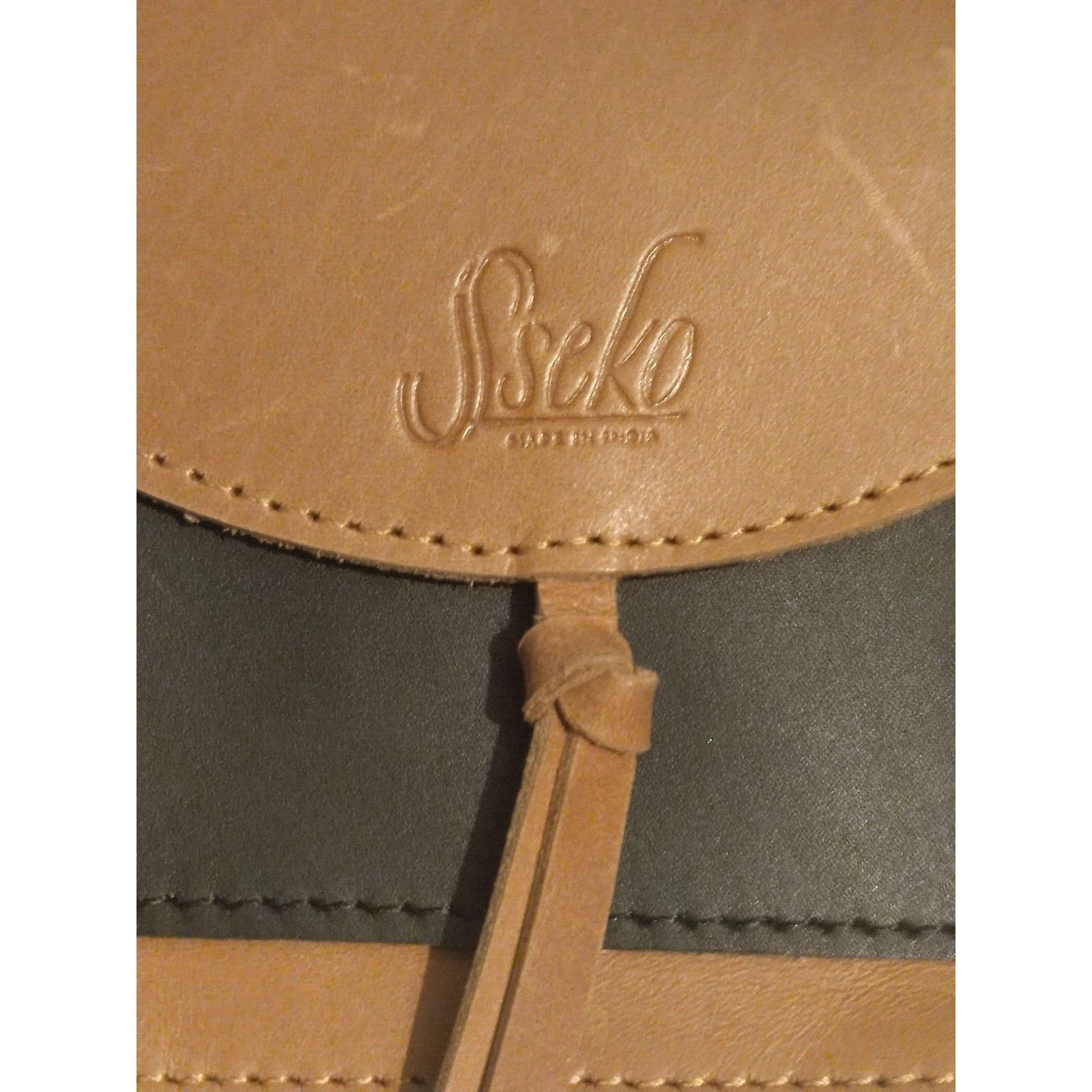 Other Sseko Snap Wallet Small Leather in Caramel & Black Oil Tan Size ONE SIZE - 5 Thumbnail