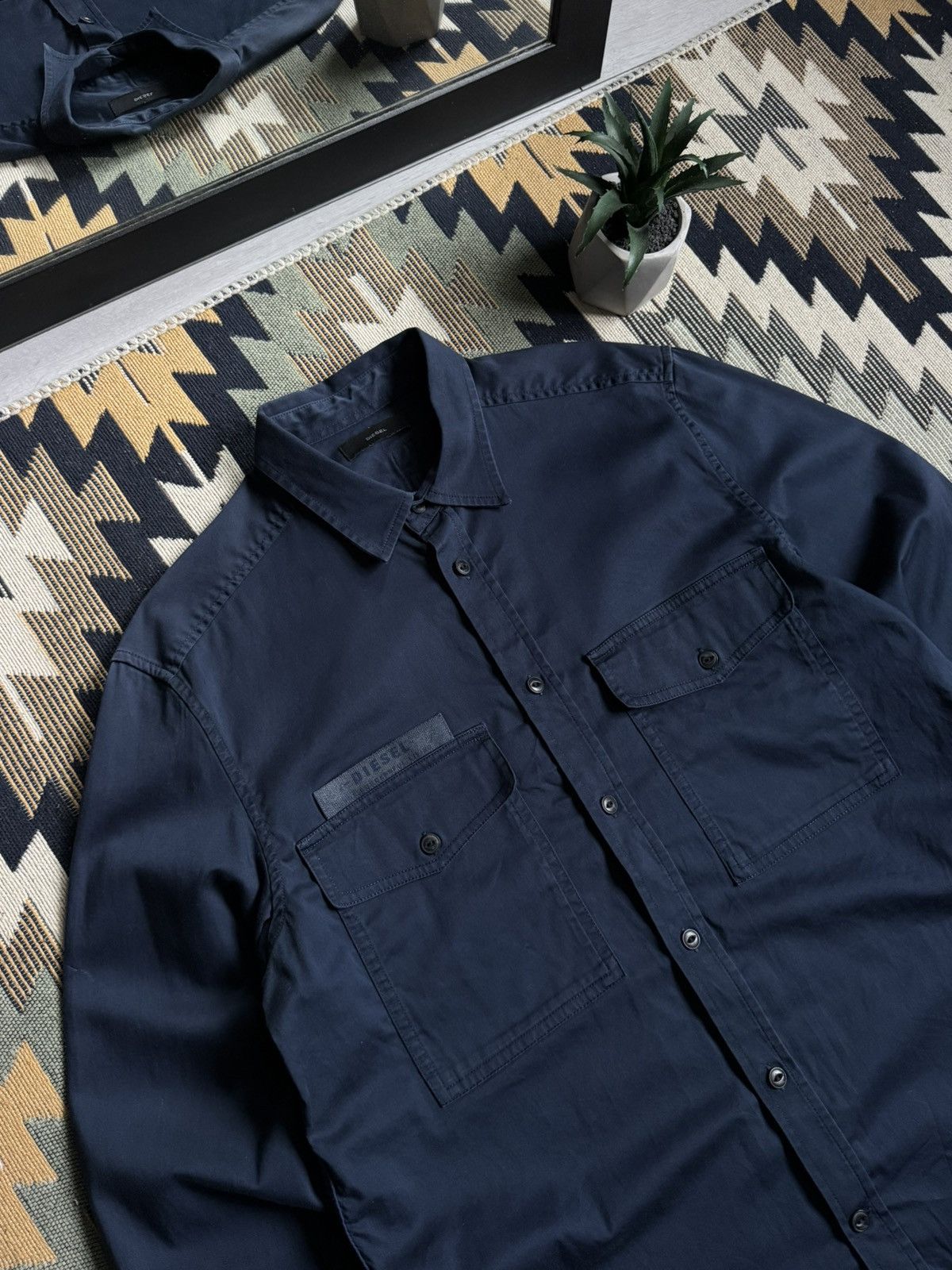 Diesel Diesel Avantgarde Y2K Button Up Shirt Size US L / EU 52-54 / 3 - 5 Thumbnail