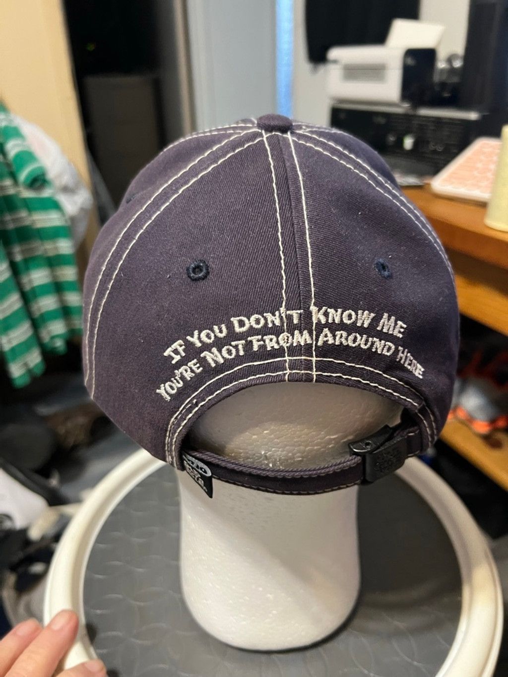 Vintage Men's Old Guys Rule m Navy Baseball Cap Hat Size ONE SIZE - 3 Thumbnail