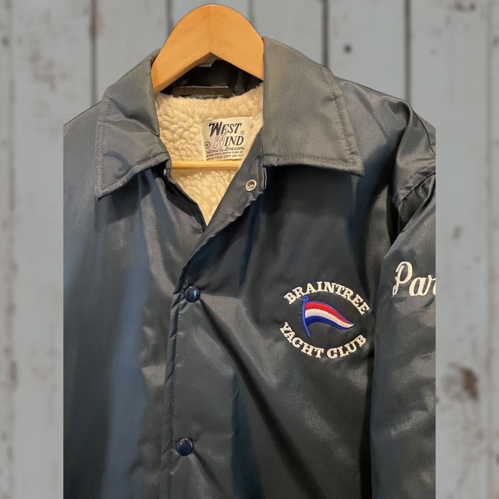 Vintage VINTAGE Mens West Wind Jacket Windbreaker M Blue Sailing Boat Braintree Yacht Club Sherpa Coach 30” Collar to Hem 23” Pit to Pit 25” Sleeves Mens Size US M / EU 48-50 / 2 - 1 Thumbnail