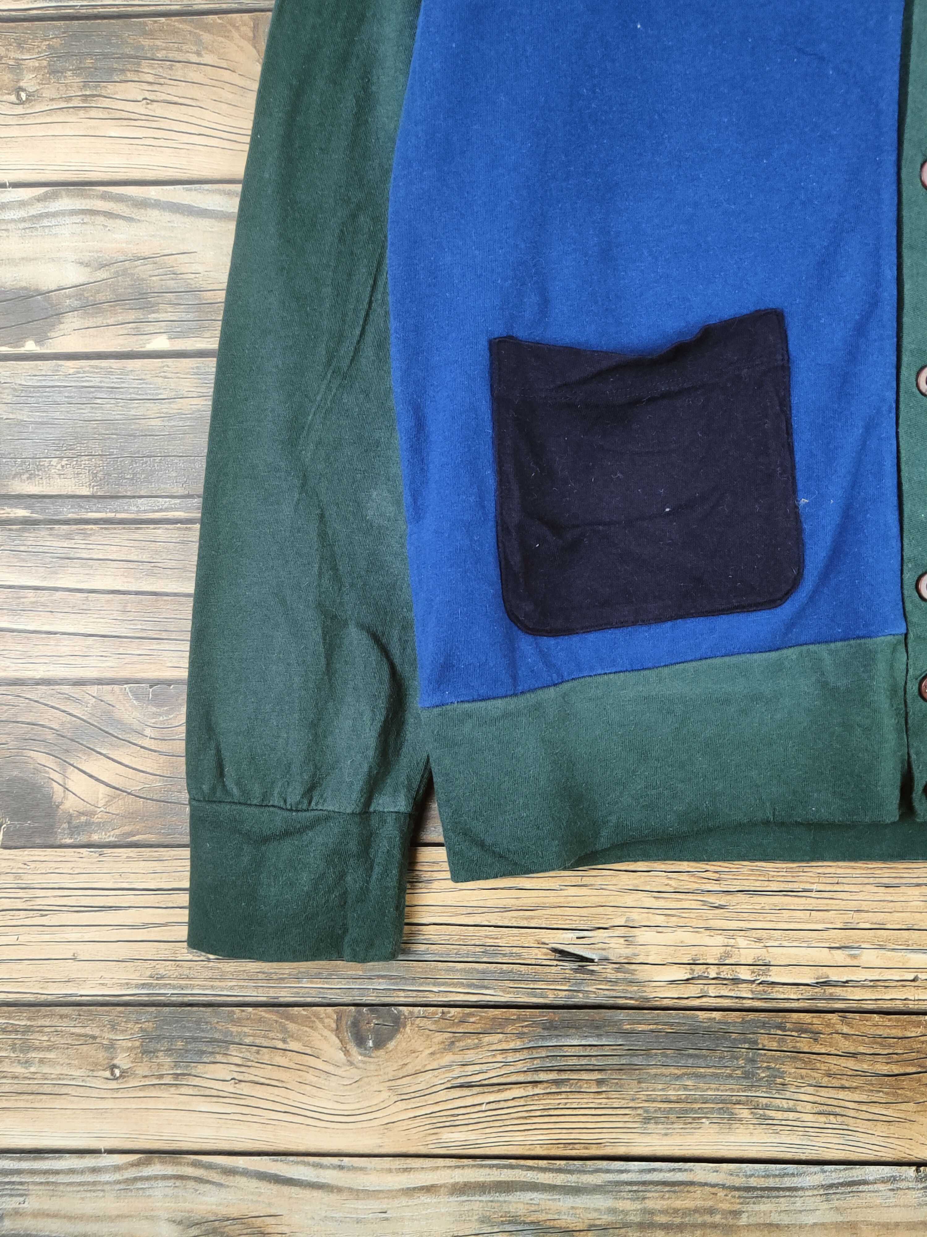 NBA DL NBA chicago bull Blue Green Cardigan #46-108 Size US M / EU 48-50 / 2 - 4 Thumbnail