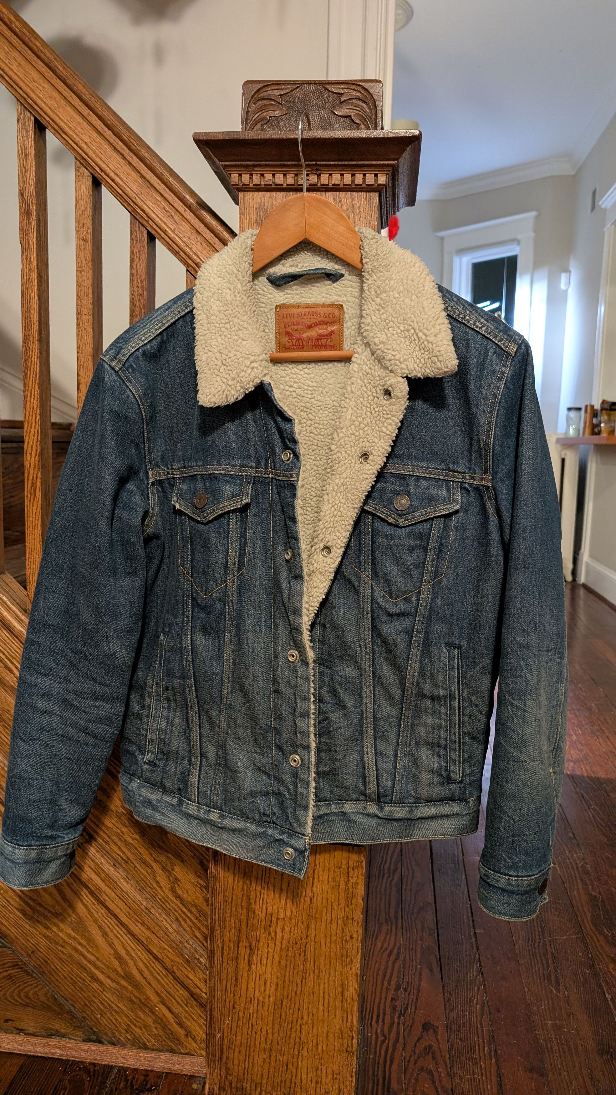Levi's Levis VintsgeSherpa Lined Jacket Size US S / EU 44-46 / 1 - 1 Thumbnail