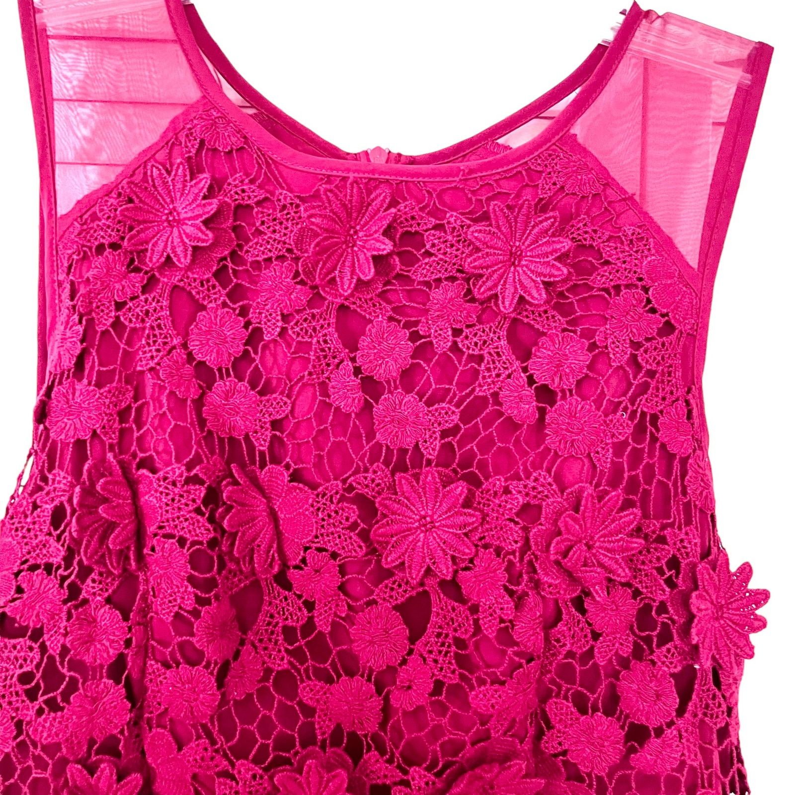 Anthropologie Anthropologie Thistlepearl red floral lace mini dress size 4 Size S / US 4 / IT 40 - 10 Thumbnail