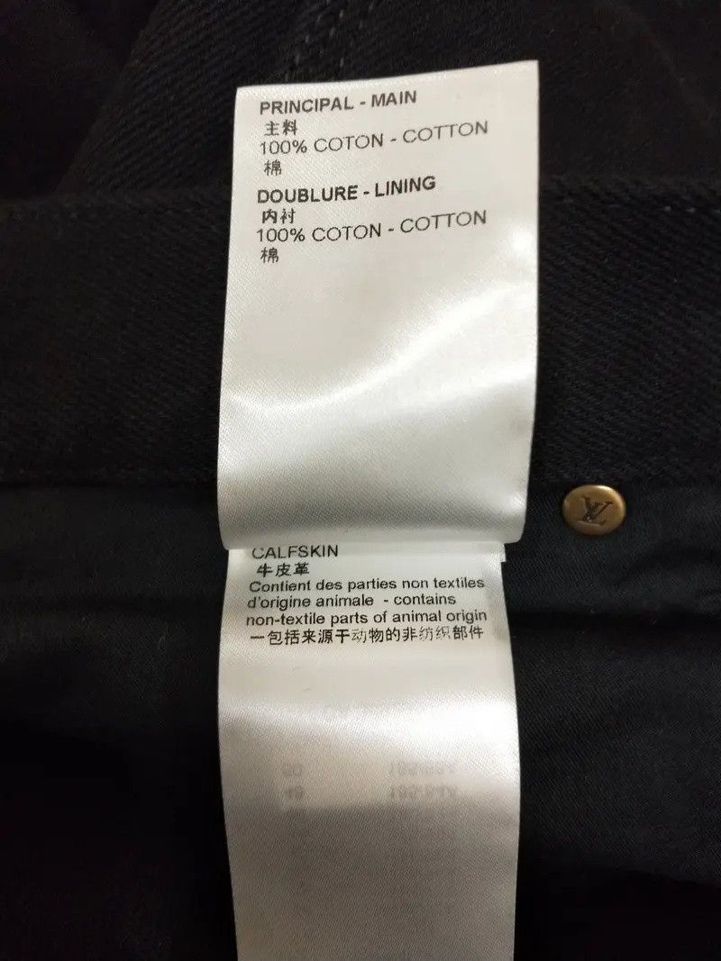 Louis Vuitton Monogram Detail Carpenter Denim Pants Size US 33 - 8 Thumbnail