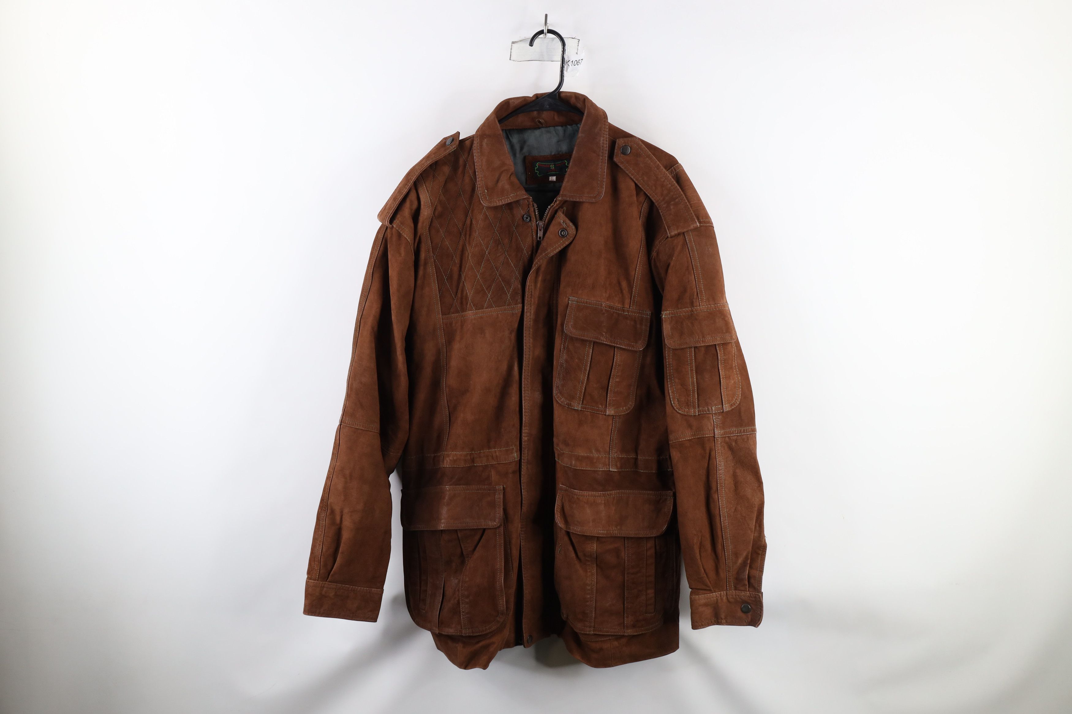 Vintage Vintage 90s Maadi Firearms Safari Bush Shooting Jacket Size US L / EU 52-54 / 3 - 1 Thumbnail