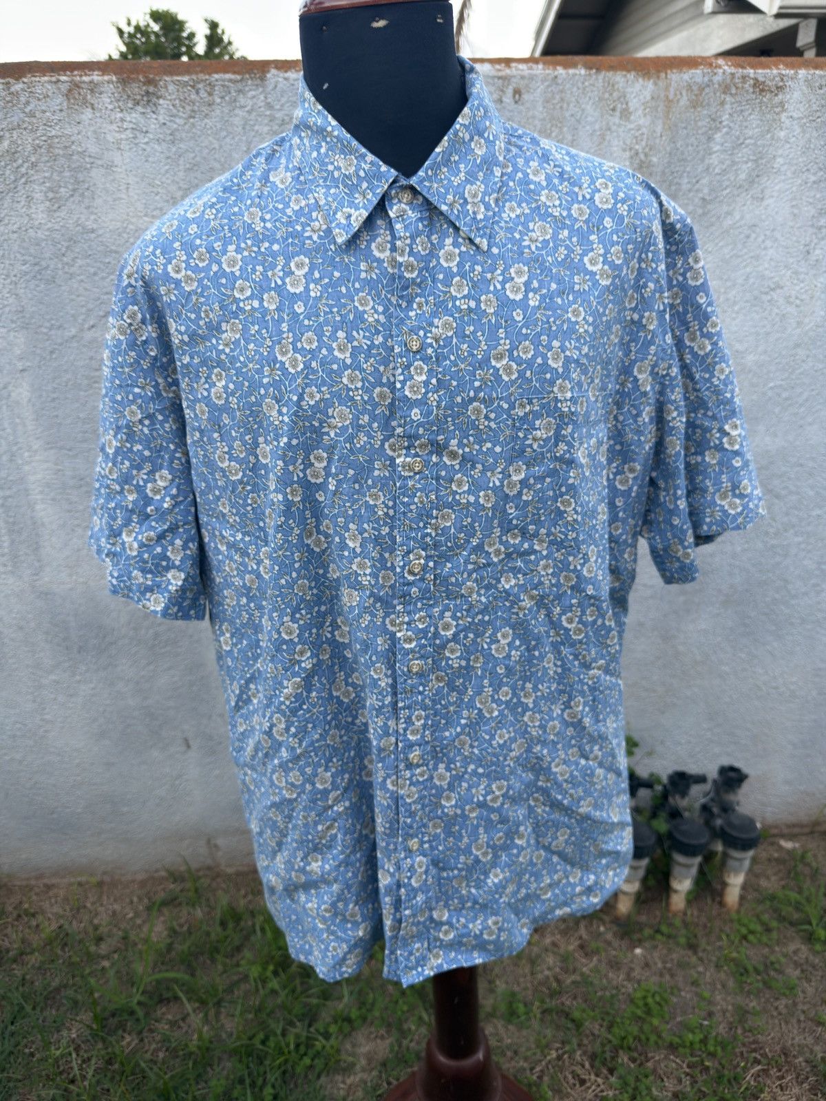 Reyn Spooner PreOwned Reyn Spooner Classic Blue Hawaiian Shirt Men's XL Size US XL / EU 56 / 4 - 1 Thumbnail