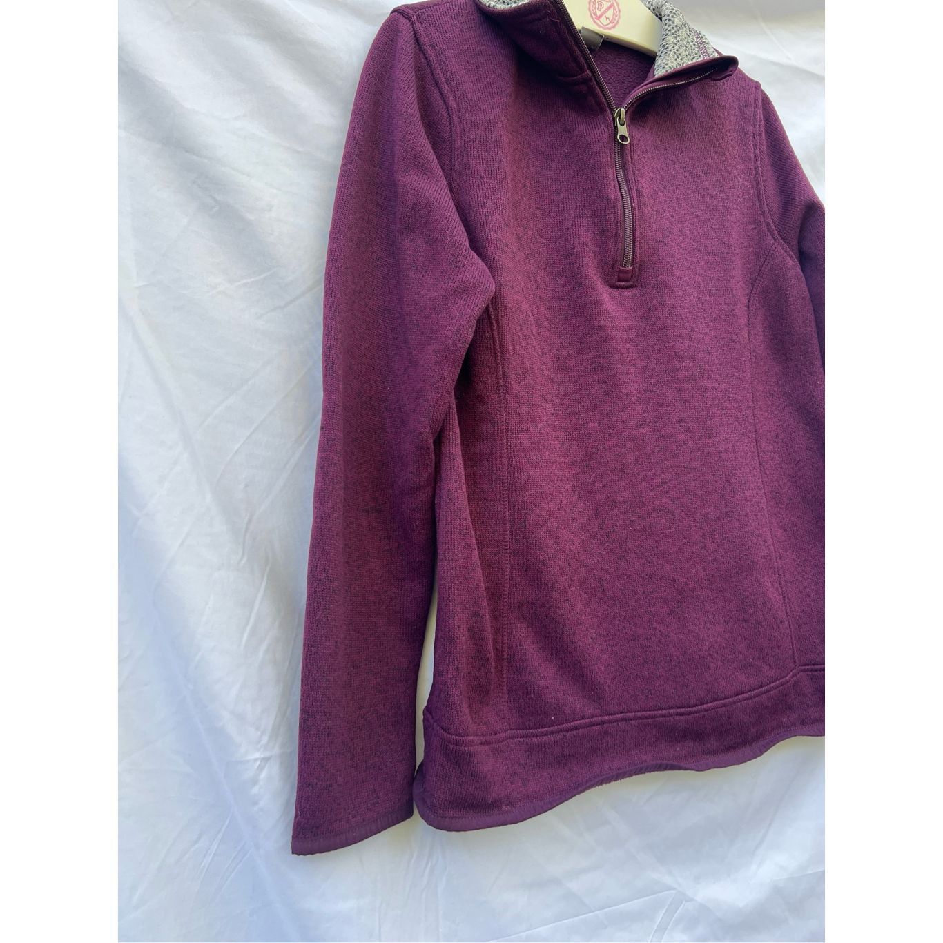 Eddie Bauer Eddie Bauer Purple 1/4 Zip Pullover Sweater Woman’s Size Med Size M / US 6-8 / IT 42-44 - 3 Thumbnail
