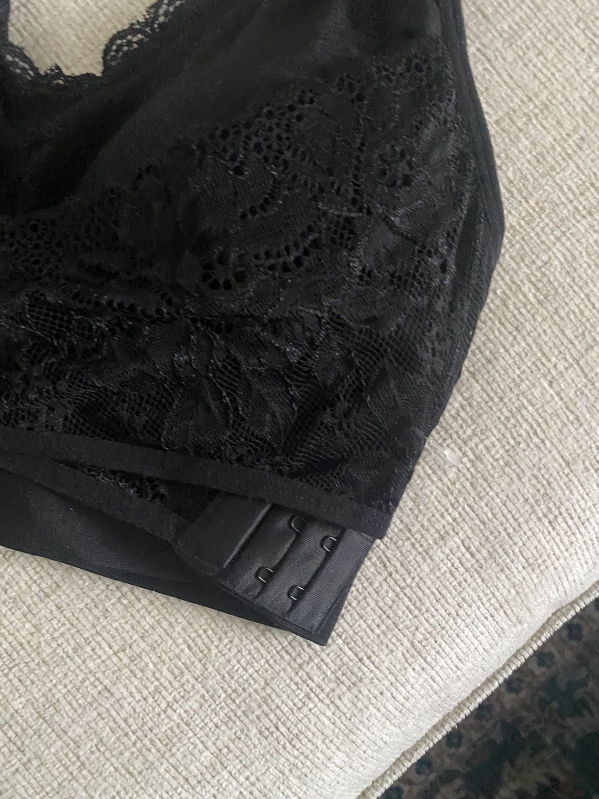 Other Womens cross side buckle lace no wired bralette bra NWOT Size ONE SIZE - 6 Thumbnail