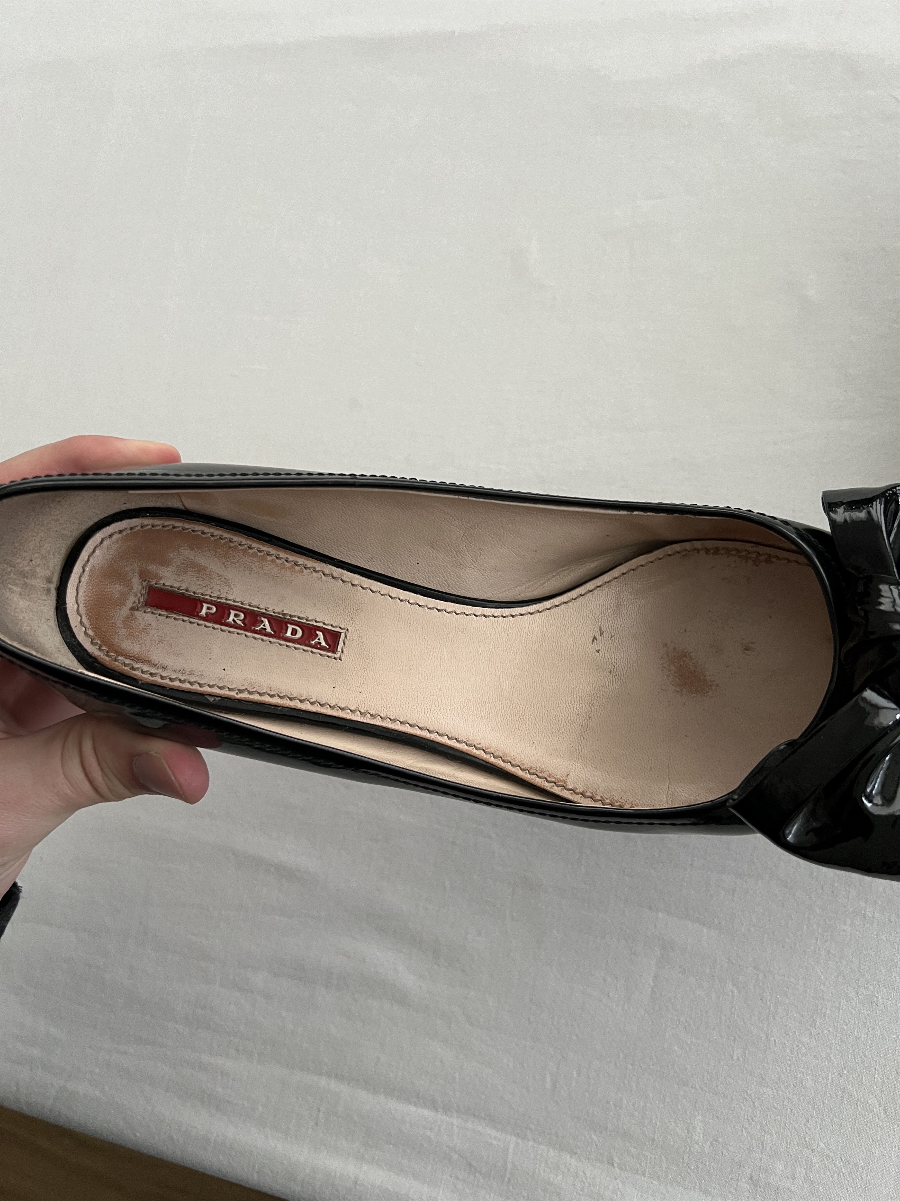 Prada × Vintage Vintage Prada Black Heels Size US 7 / IT 37 - 9 Thumbnail