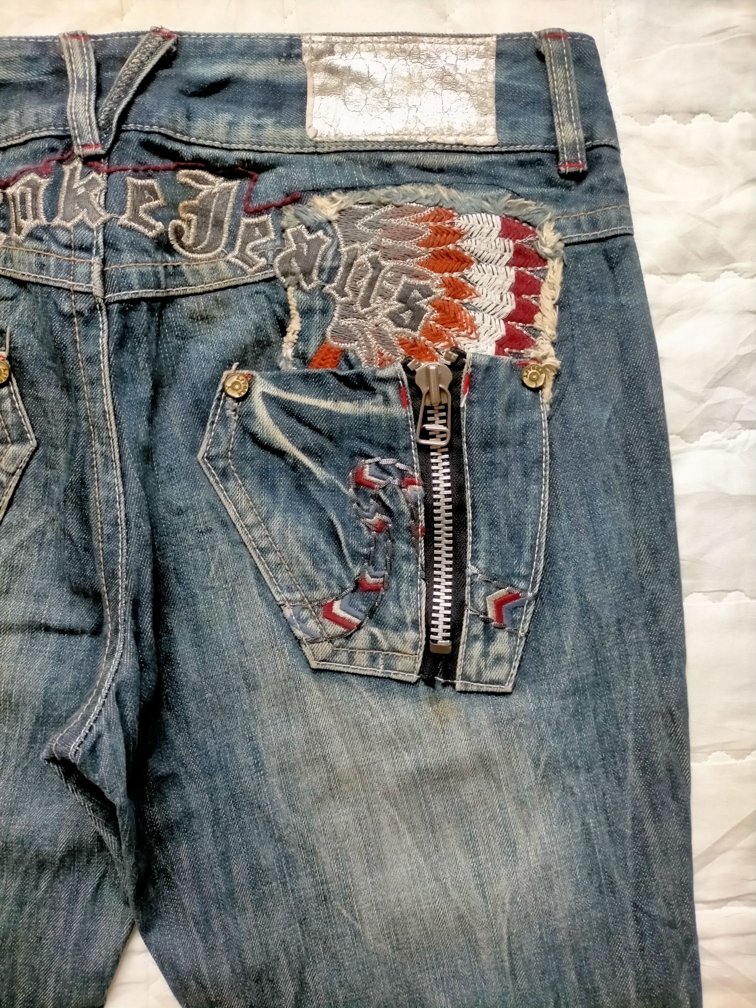 Cherokee Flare Jeans Cherooke Embroidered Boot cut denim Size US 33 - 3 Thumbnail