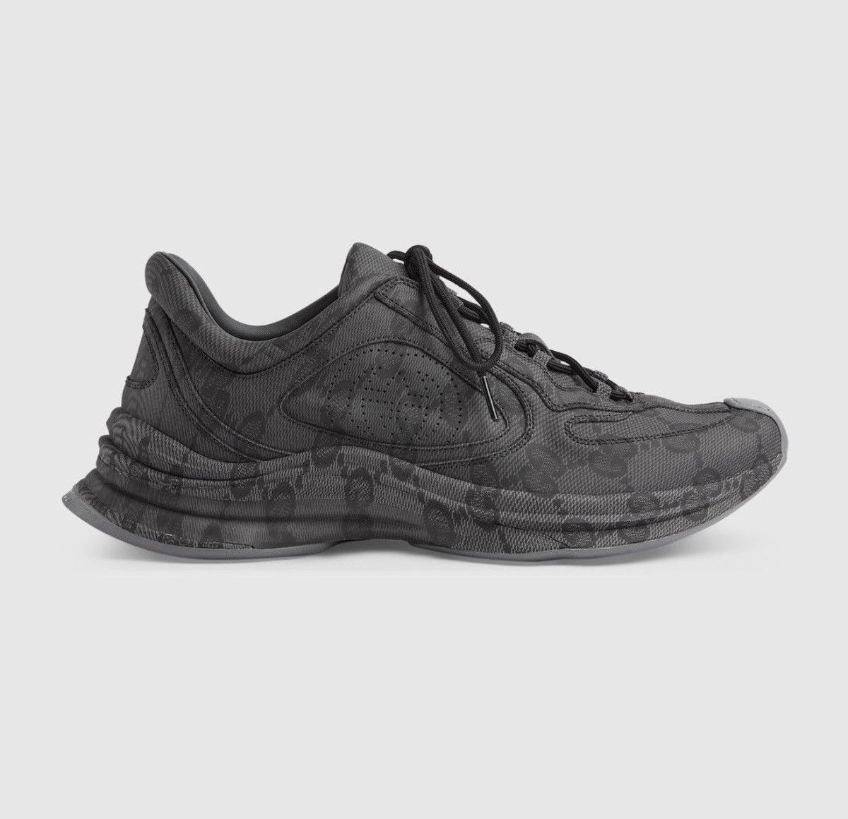 Gucci Gucci Run GG Monogram Black Sneakers Mens Size 11 Authentic Size US 11 / EU 44 - 1 Thumbnail